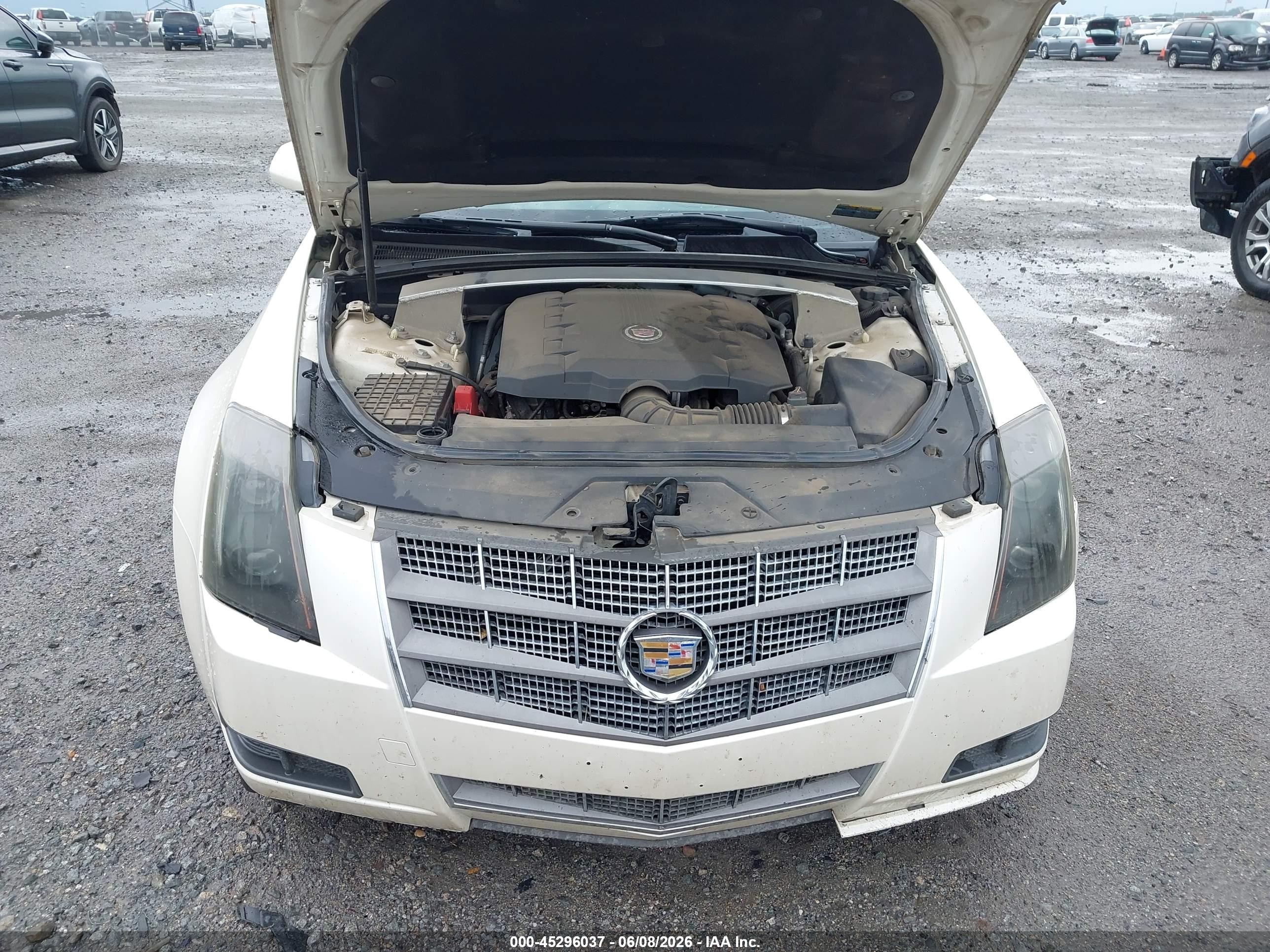 2010 Cadillac Cts Luxury White vin: 1G6DE5EG2A0123213
