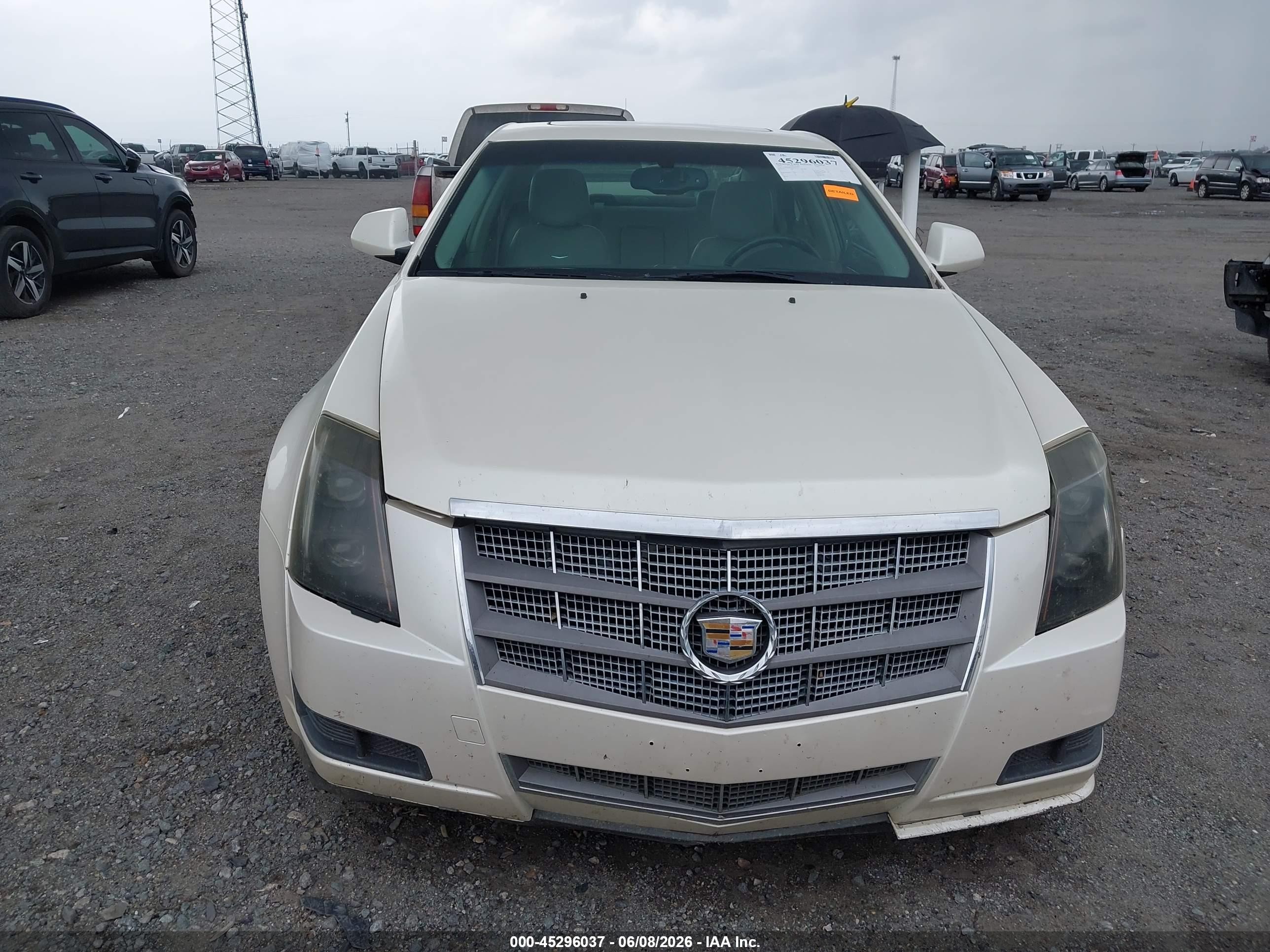 2010 Cadillac Cts Luxury White vin: 1G6DE5EG2A0123213