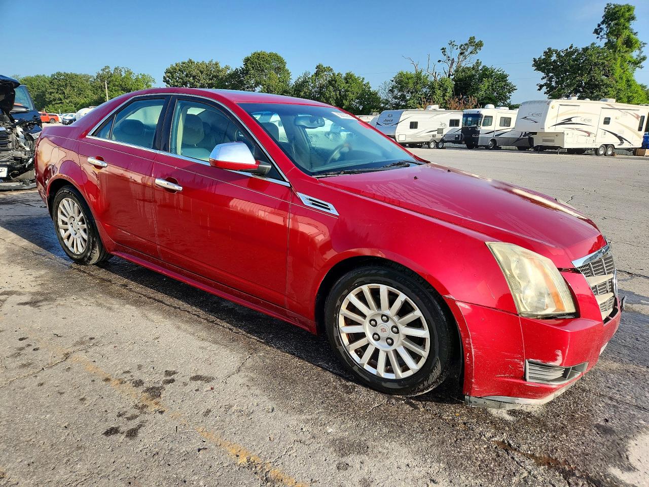2010 Cadillac Cts Luxury Collection Red vin: 1G6DE5EG3A0136259