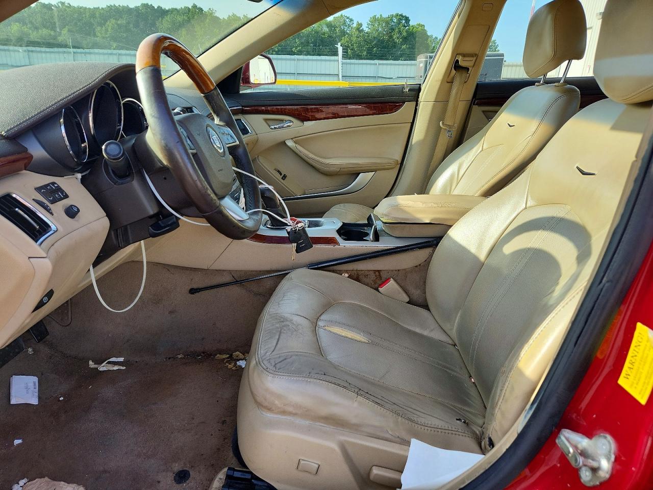 2010 Cadillac Cts Luxury Collection Red vin: 1G6DE5EG3A0136259