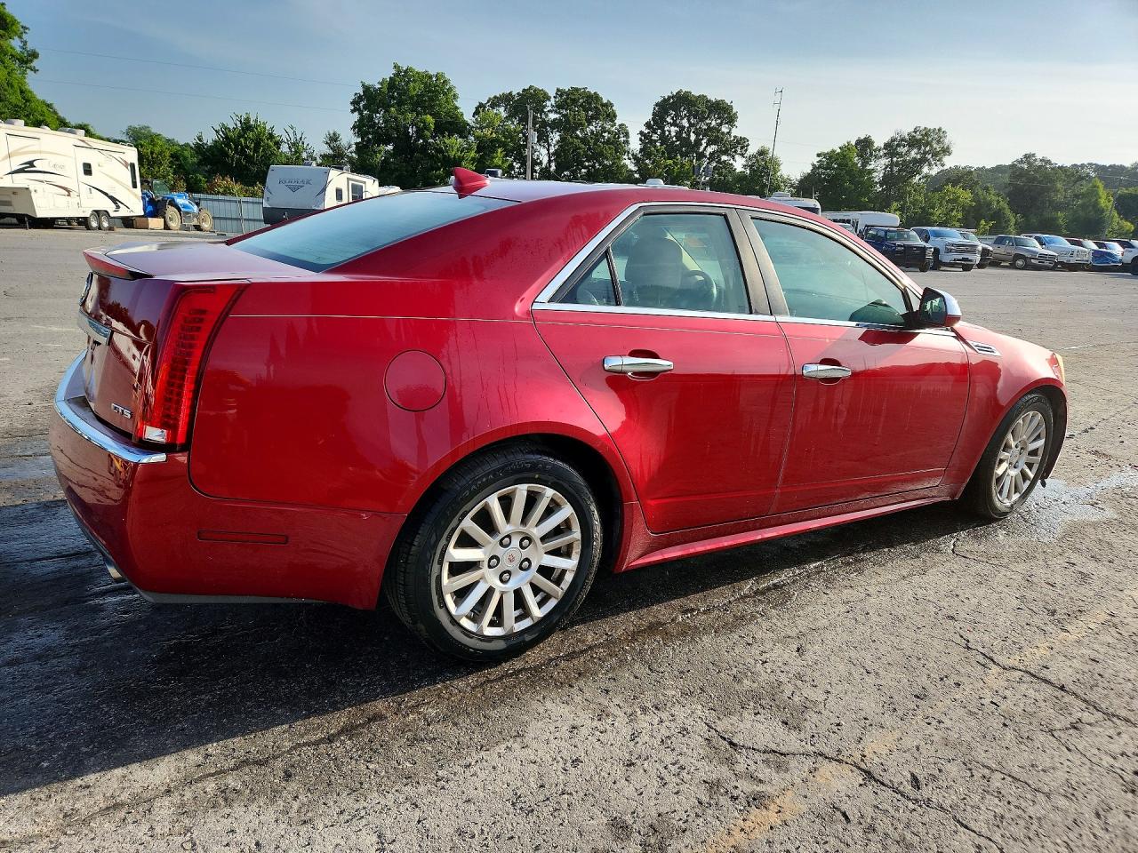 2010 Cadillac Cts Luxury Collection Red vin: 1G6DE5EG3A0136259