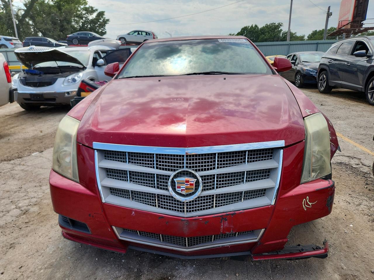 2010 Cadillac Cts Luxury Collection Red vin: 1G6DE5EG3A0137007