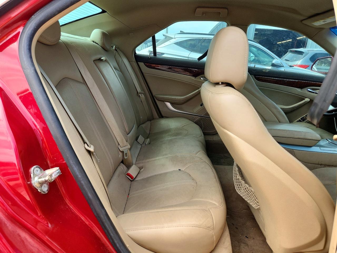 2010 Cadillac Cts Luxury Collection Red vin: 1G6DE5EG3A0137007