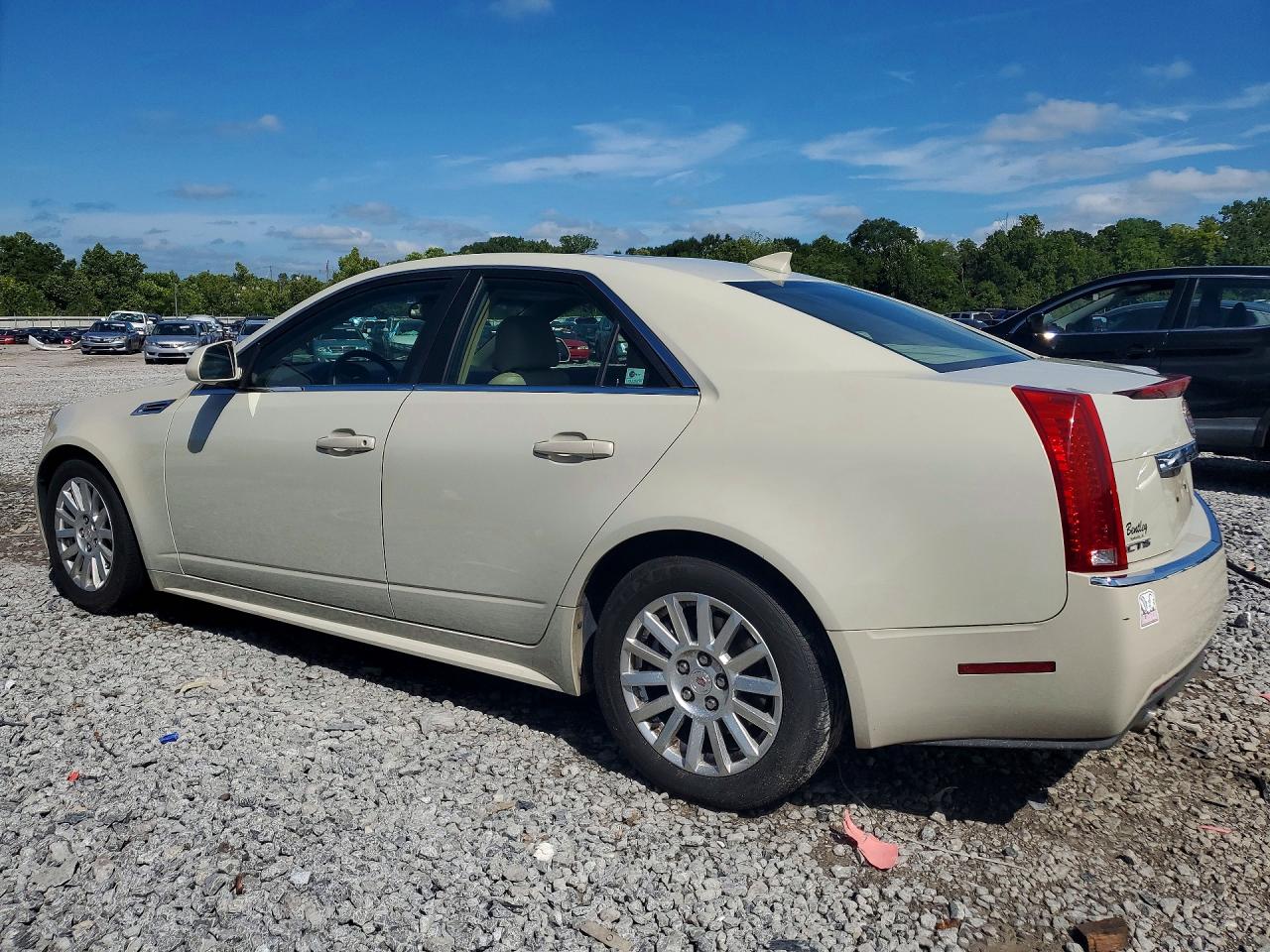 2010 Cadillac Cts Luxury Collection Cream vin: 1G6DE5EG6A0141116