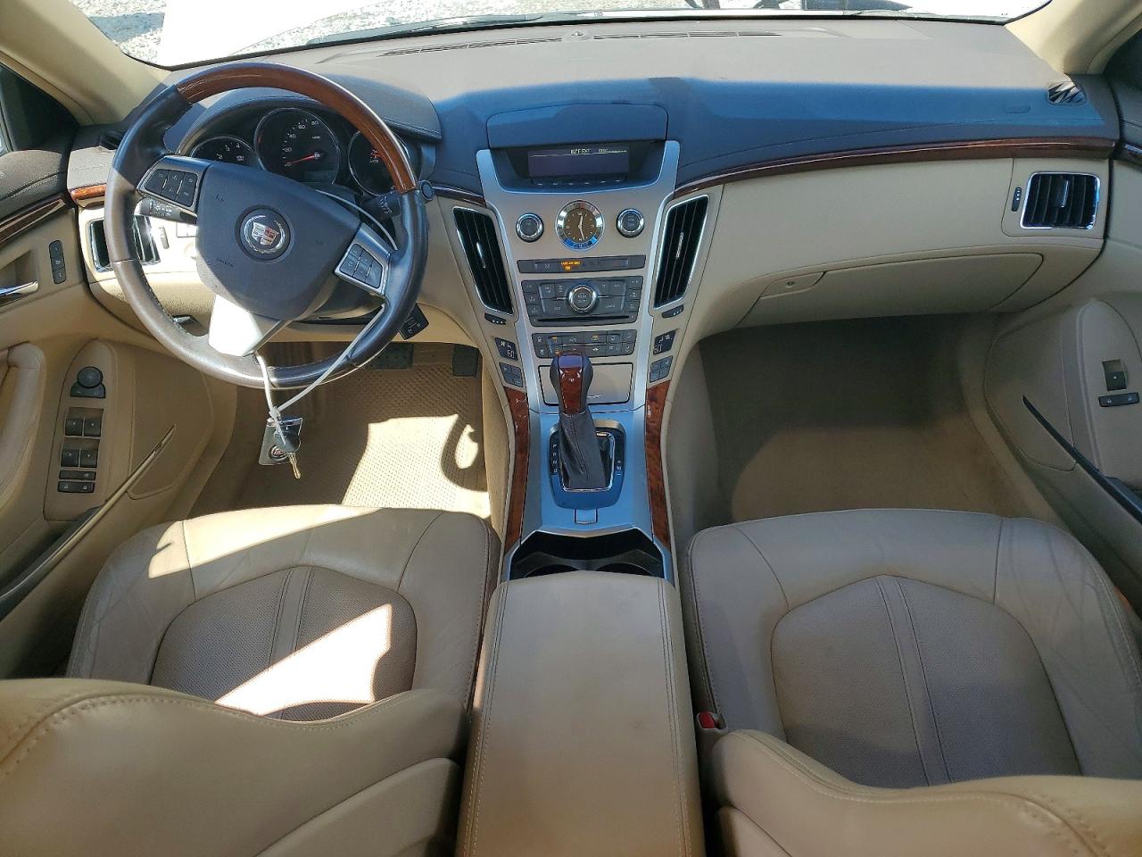 2010 Cadillac Cts Luxury Collection Cream vin: 1G6DE5EG6A0141116