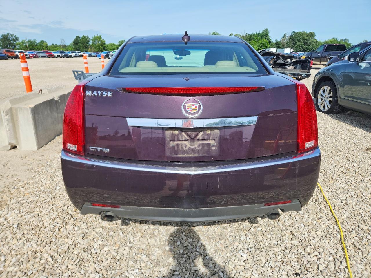2010 Cadillac Cts Luxury Collection Black vin: 1G6DE5EG7A0142629