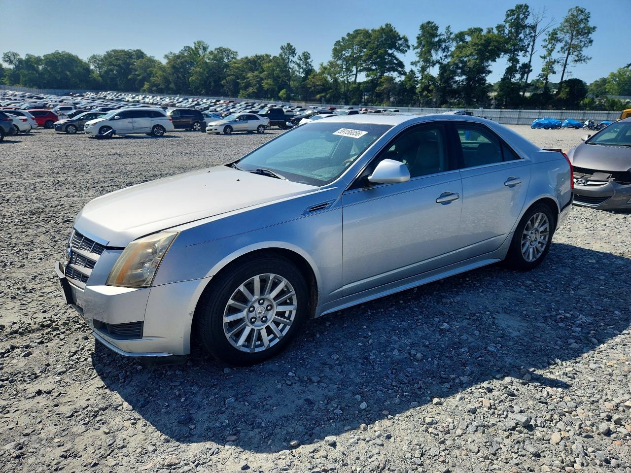 2010 Cadillac Cts Luxury Collection Silver vin: 1G6DE5EG8A0117383