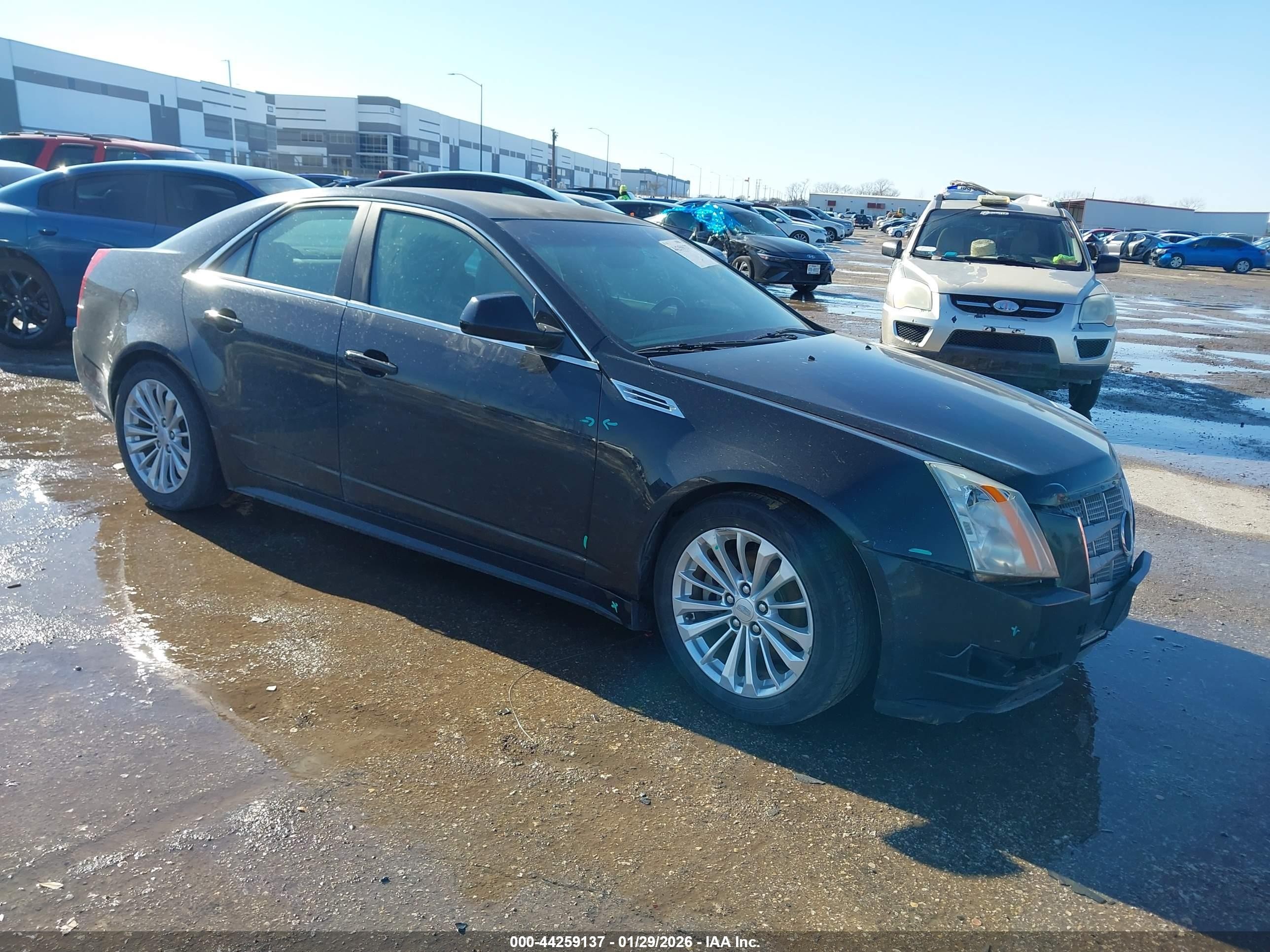 2010 Cadillac Cts Luxury Black vin: 1G6DE5EG8A0120199