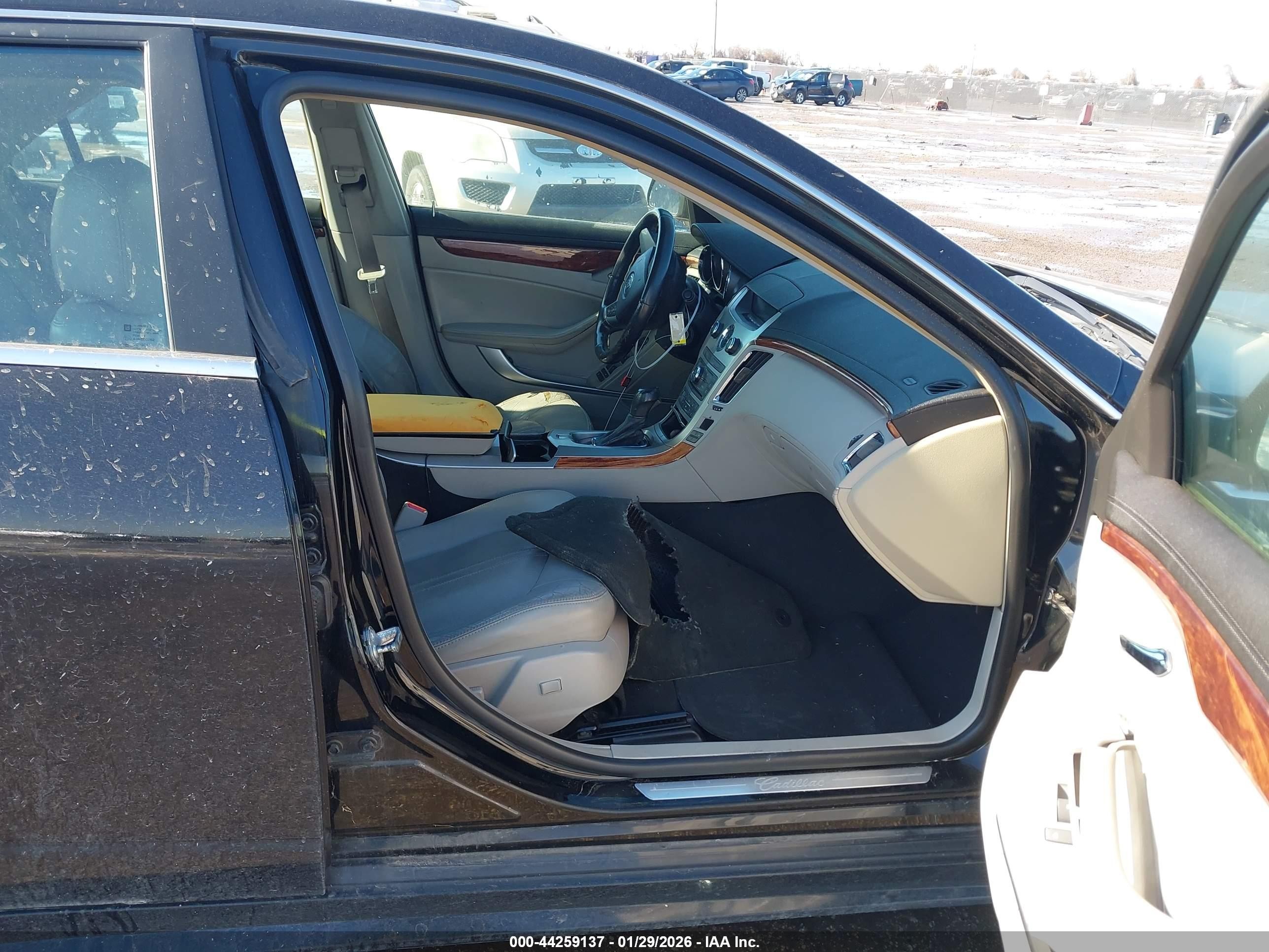 2010 Cadillac Cts Luxury Black vin: 1G6DE5EG8A0120199