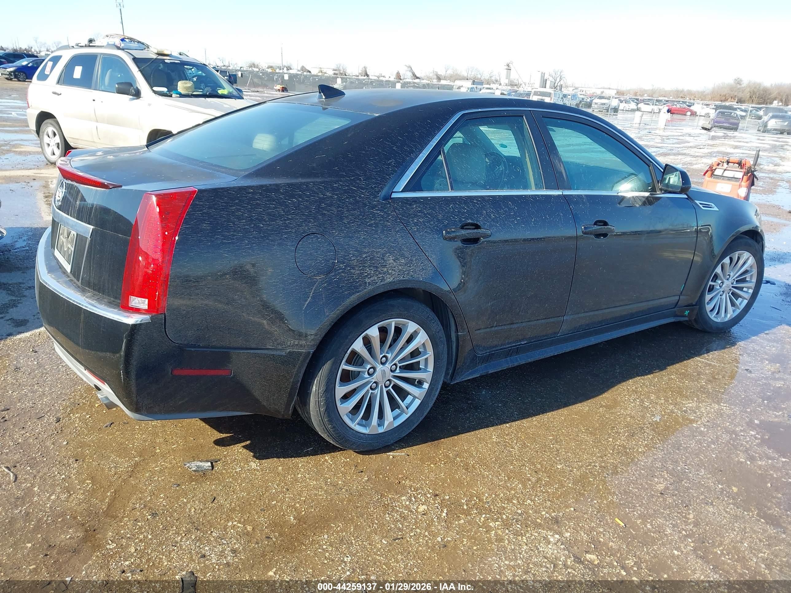 2010 Cadillac Cts Luxury Black vin: 1G6DE5EG8A0120199
