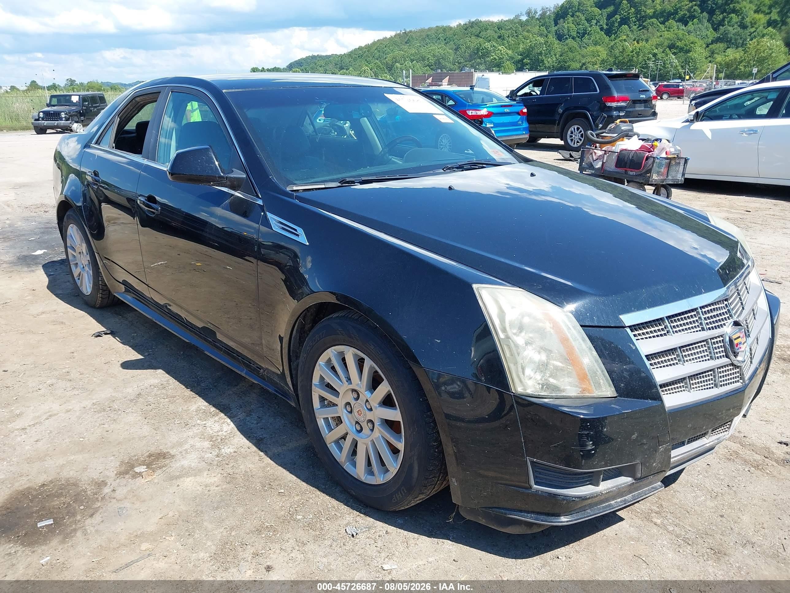 2010 Cadillac Cts Luxury Black vin: 1G6DE5EG9A0137870