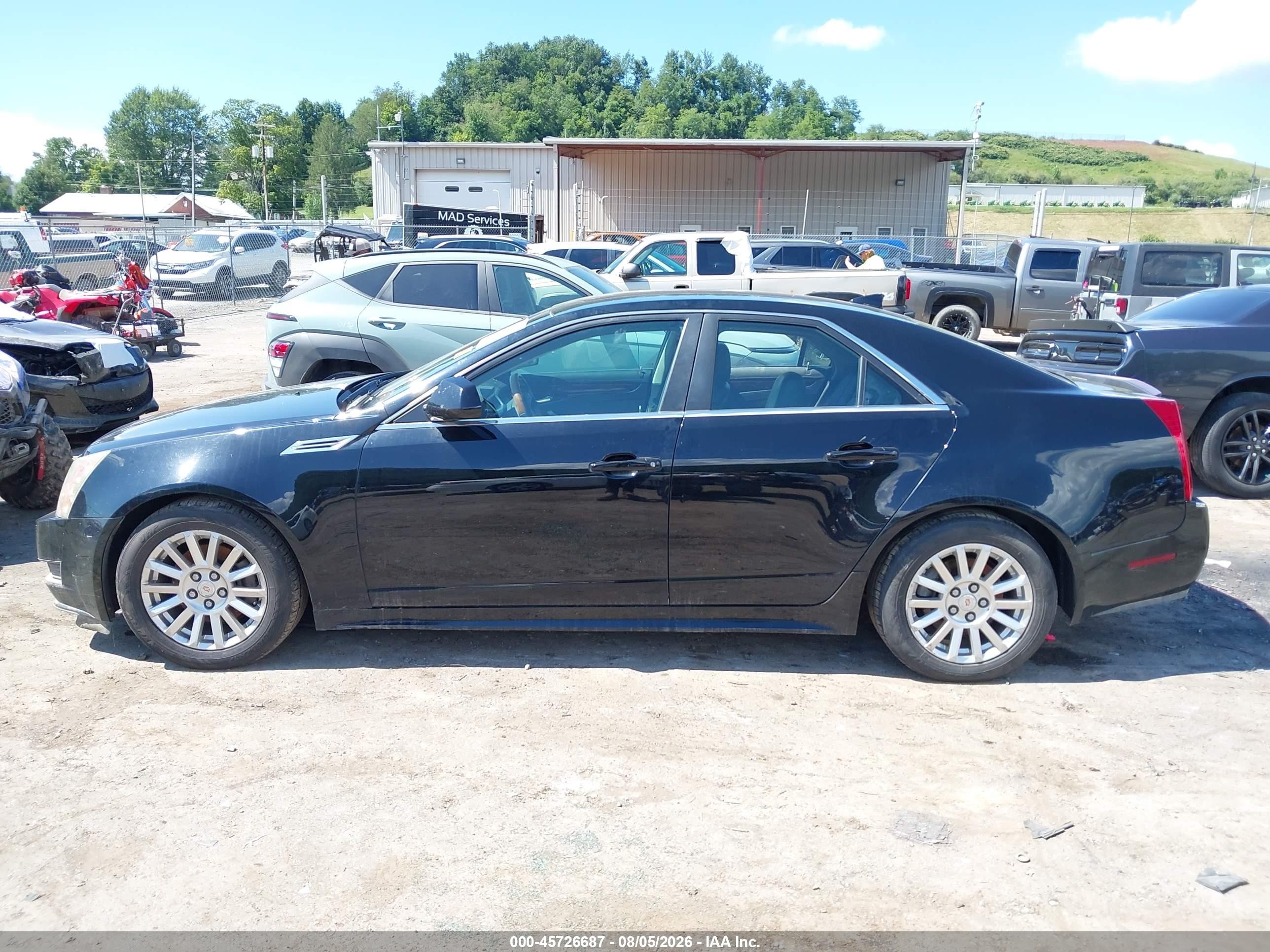 2010 Cadillac Cts Luxury Black vin: 1G6DE5EG9A0137870