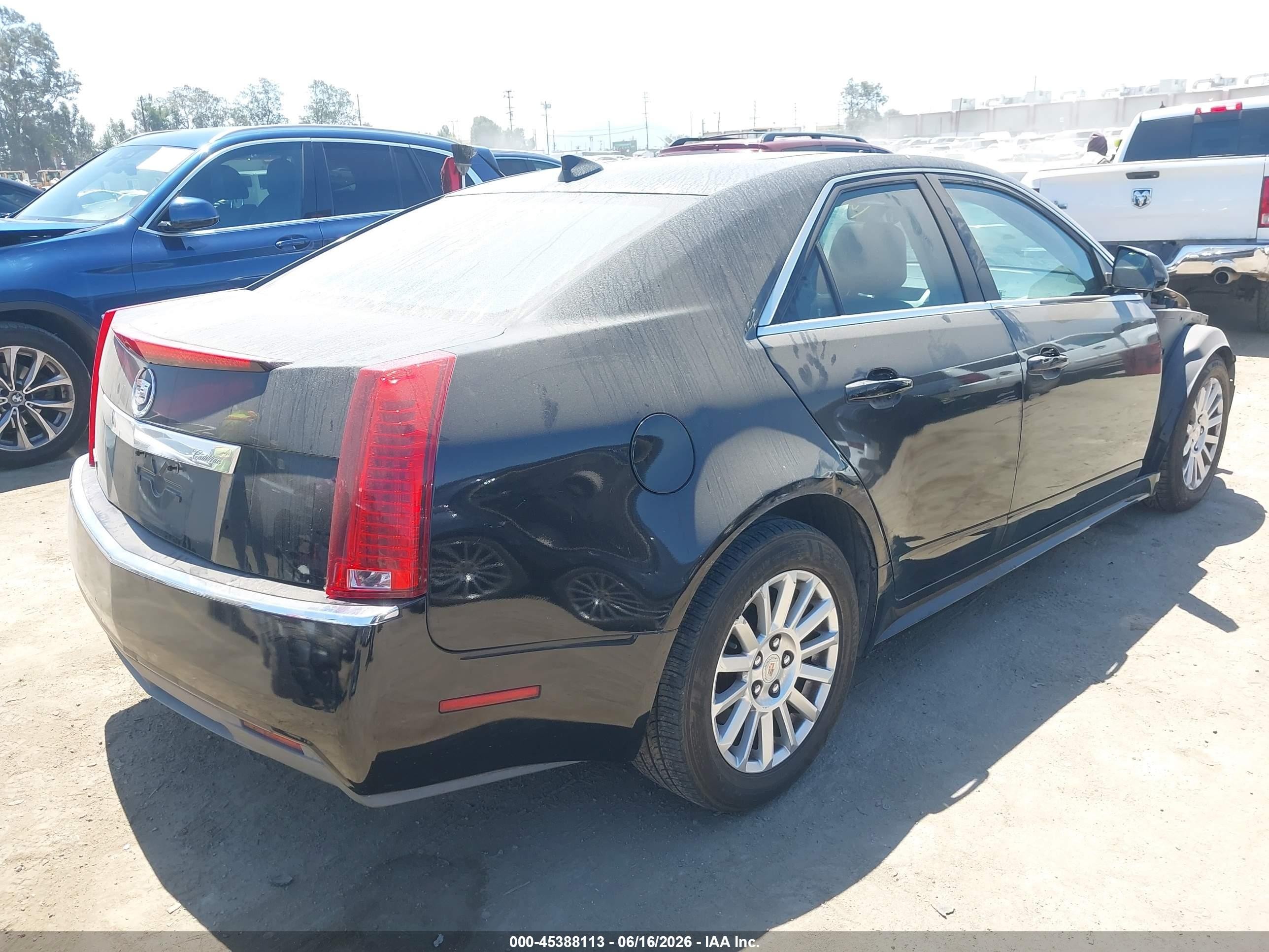 2011 Cadillac Cts Luxury Black vin: 1G6DE5EY0B0151277