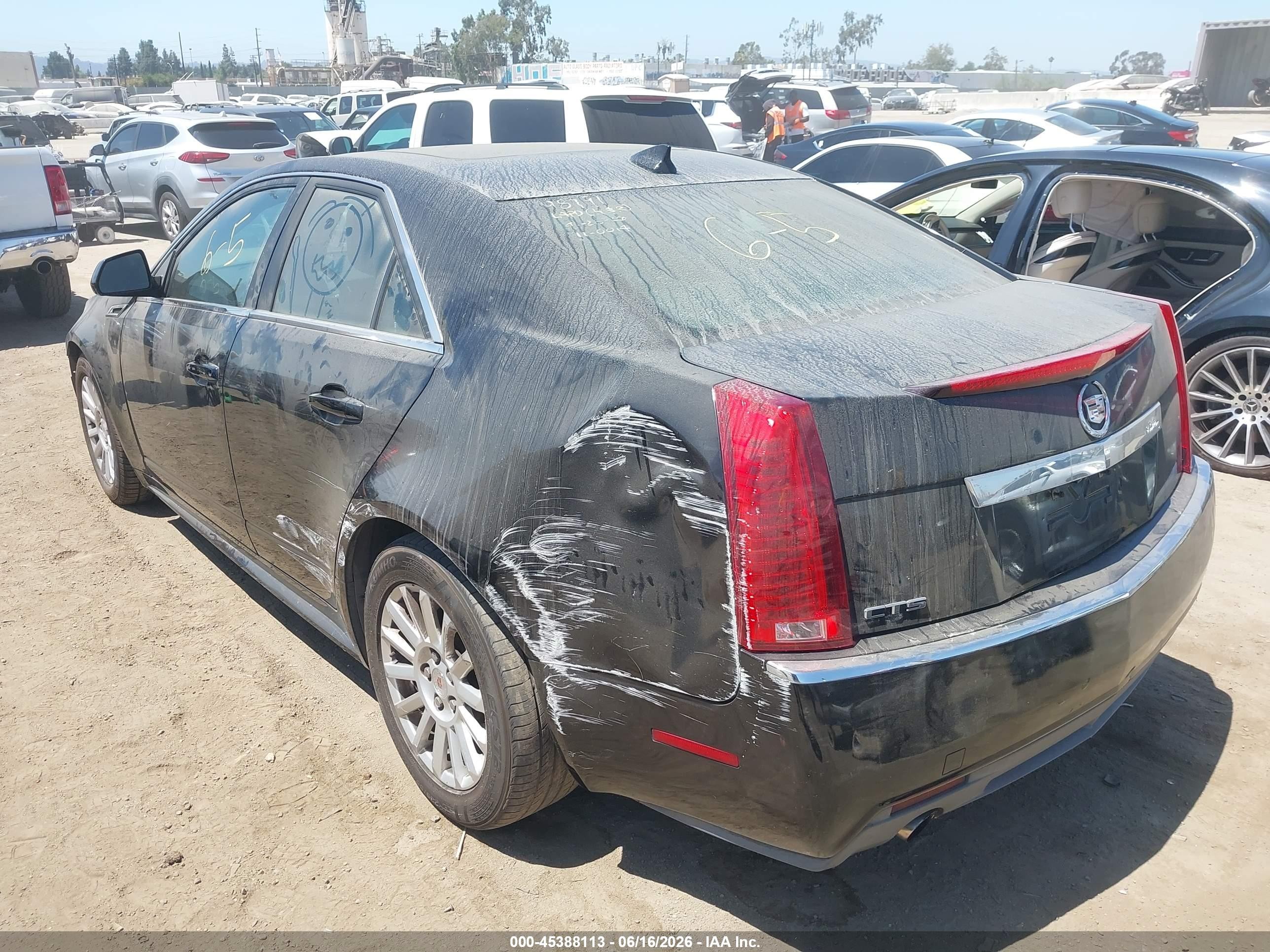 2011 Cadillac Cts Luxury Black vin: 1G6DE5EY0B0151277