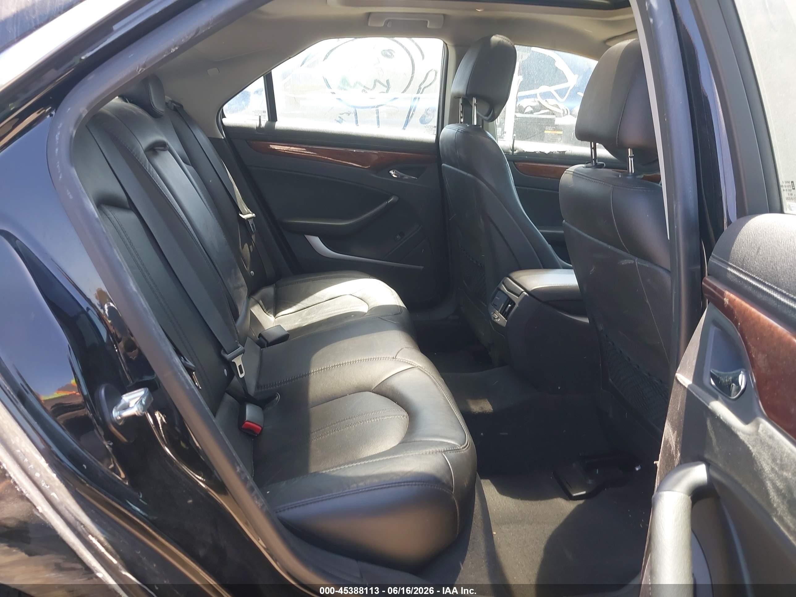 2011 Cadillac Cts Luxury Black vin: 1G6DE5EY0B0151277