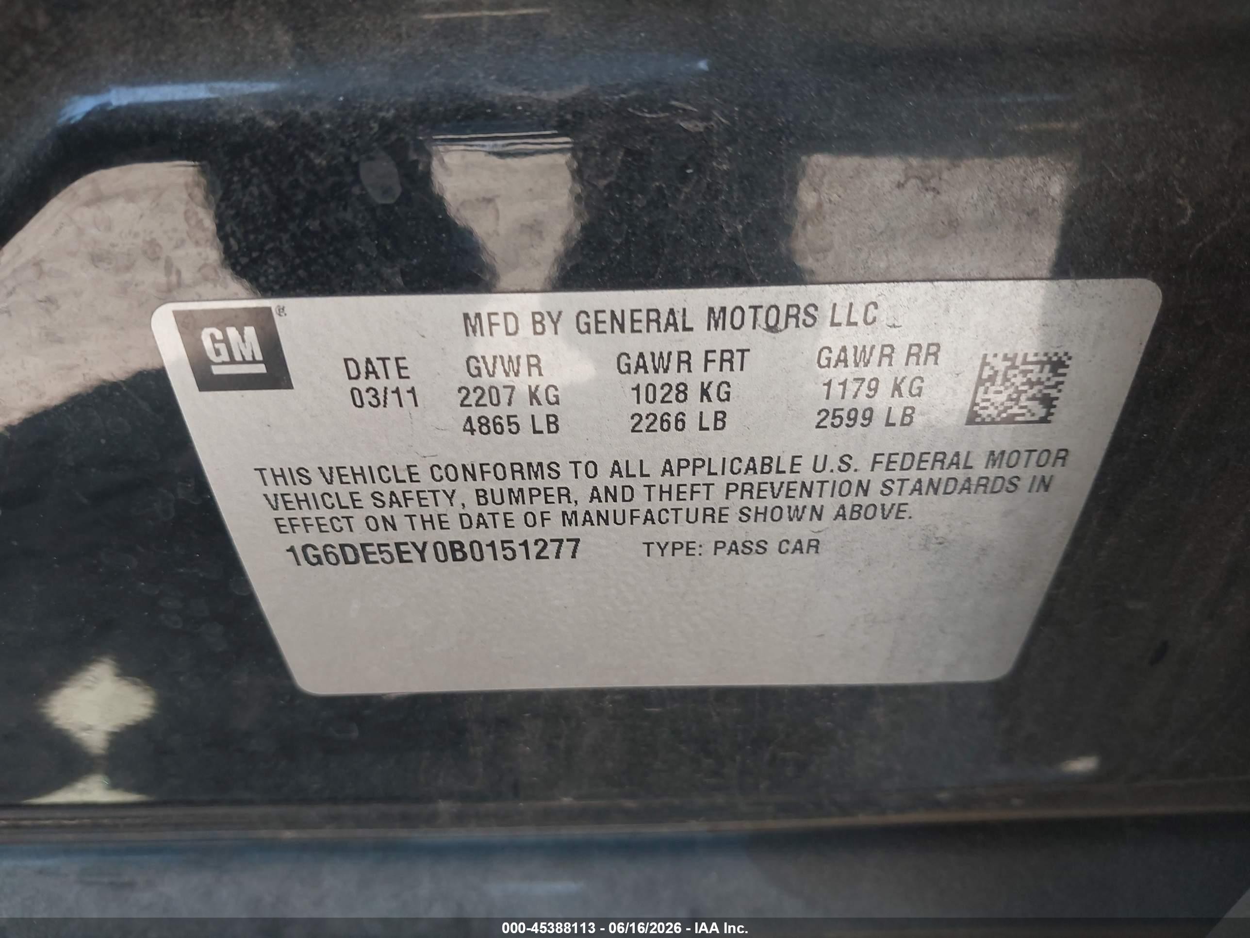 2011 Cadillac Cts Luxury Black vin: 1G6DE5EY0B0151277