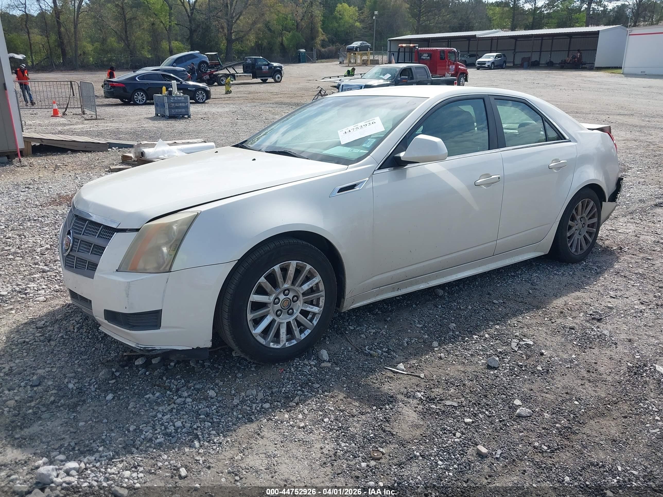 2011 Cadillac Cts Luxury White vin: 1G6DE5EY0B0171223