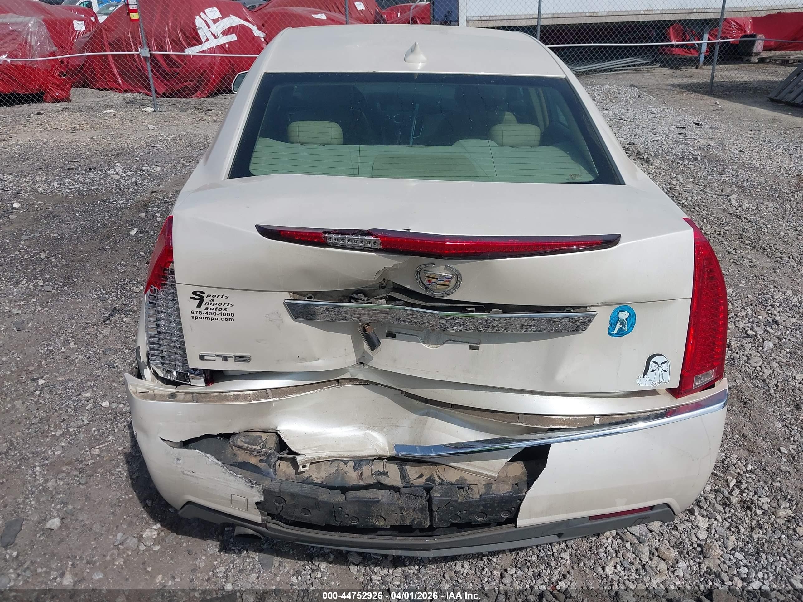 2011 Cadillac Cts Luxury White vin: 1G6DE5EY0B0171223