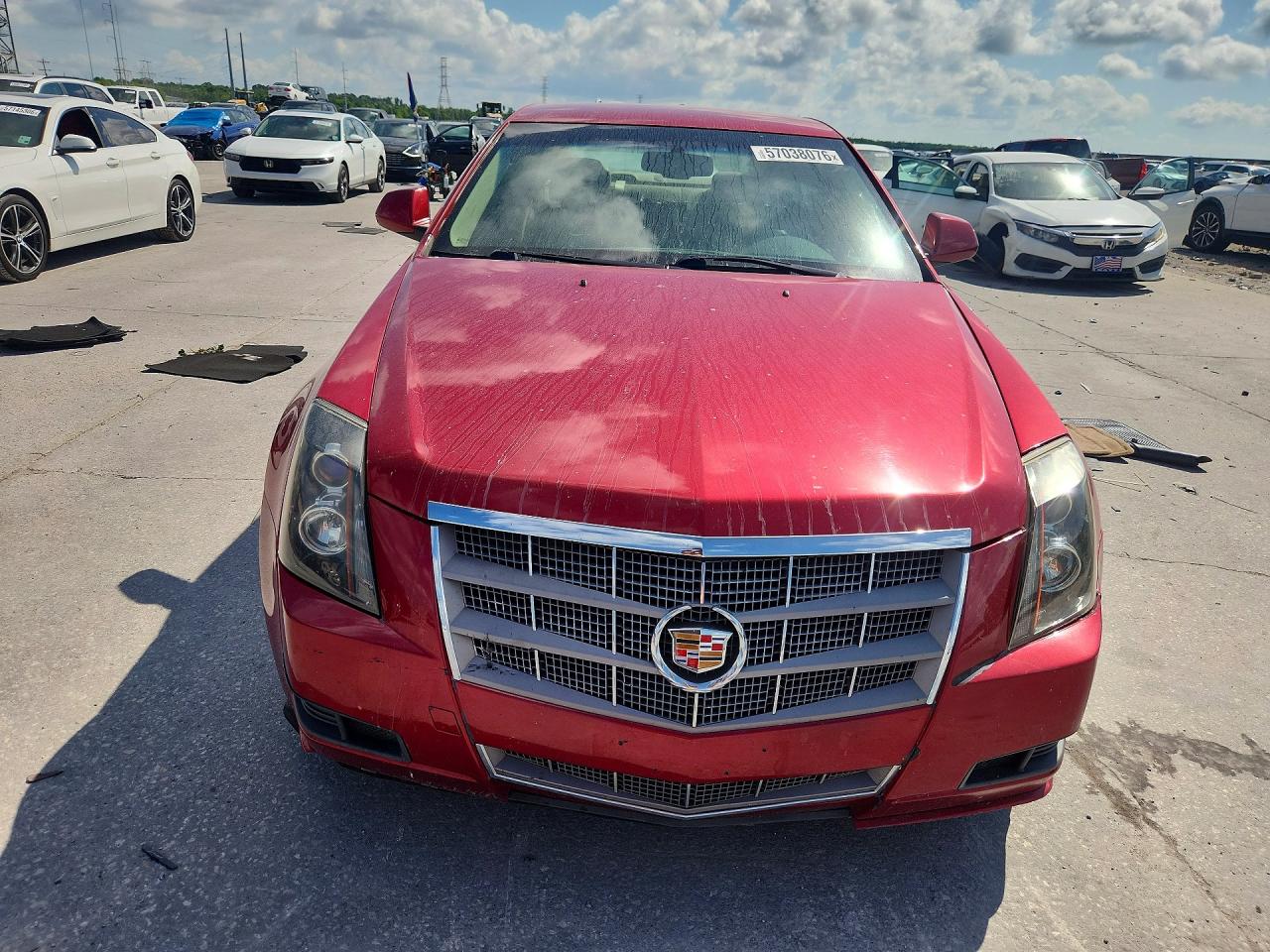 2011 Cadillac Cts Luxury Collection Красный vin: 1G6DE5EY1B0136173