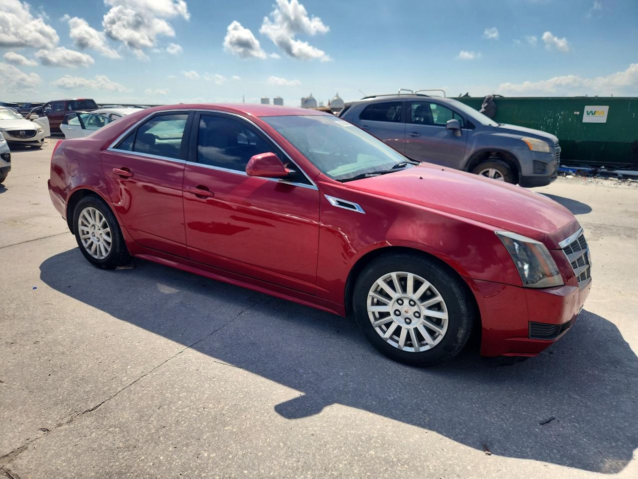 2011 Cadillac Cts Luxury Collection Красный vin: 1G6DE5EY1B0136173