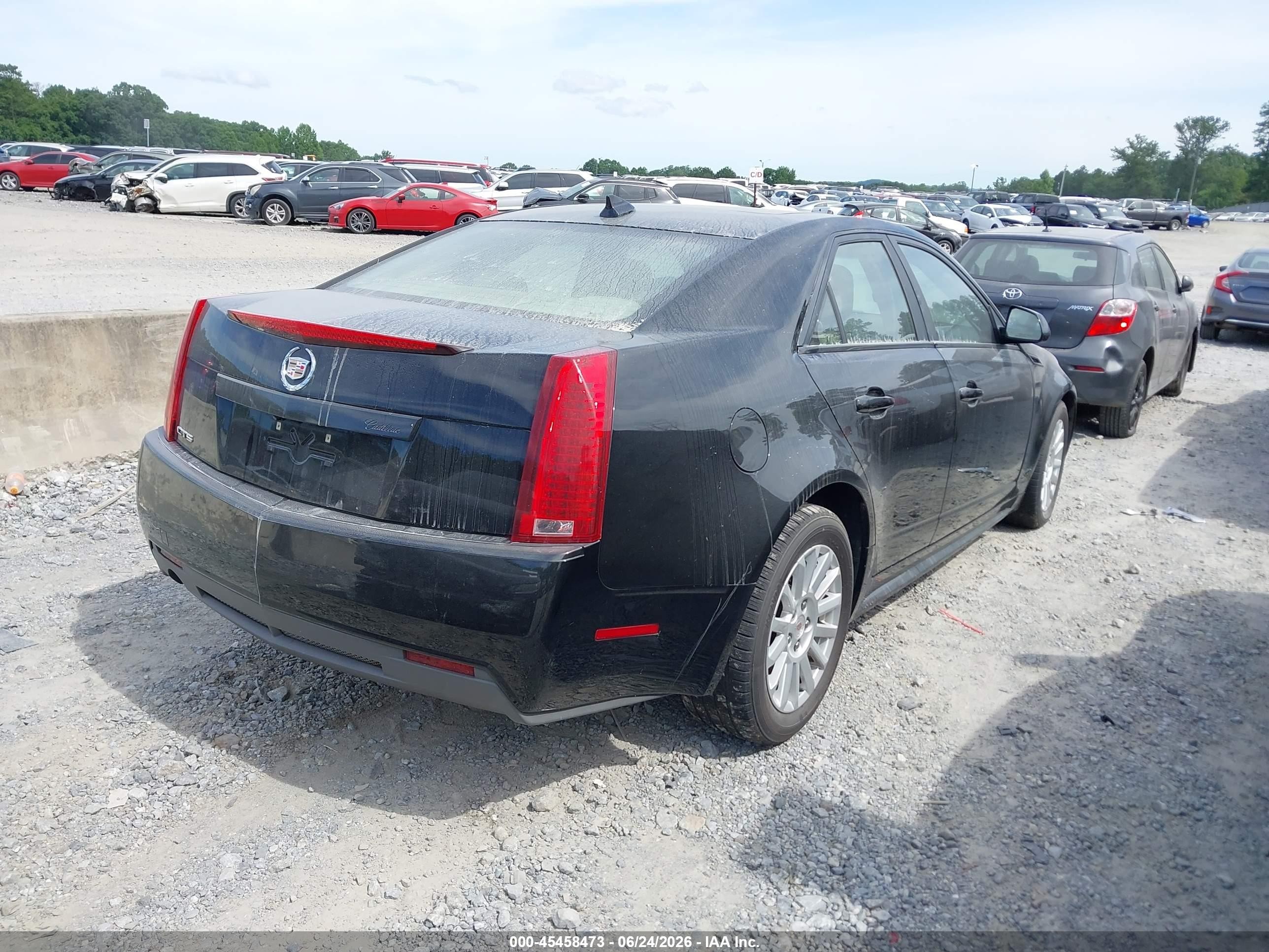 2011 Cadillac Cts Luxury Black vin: 1G6DE5EY3B0103031