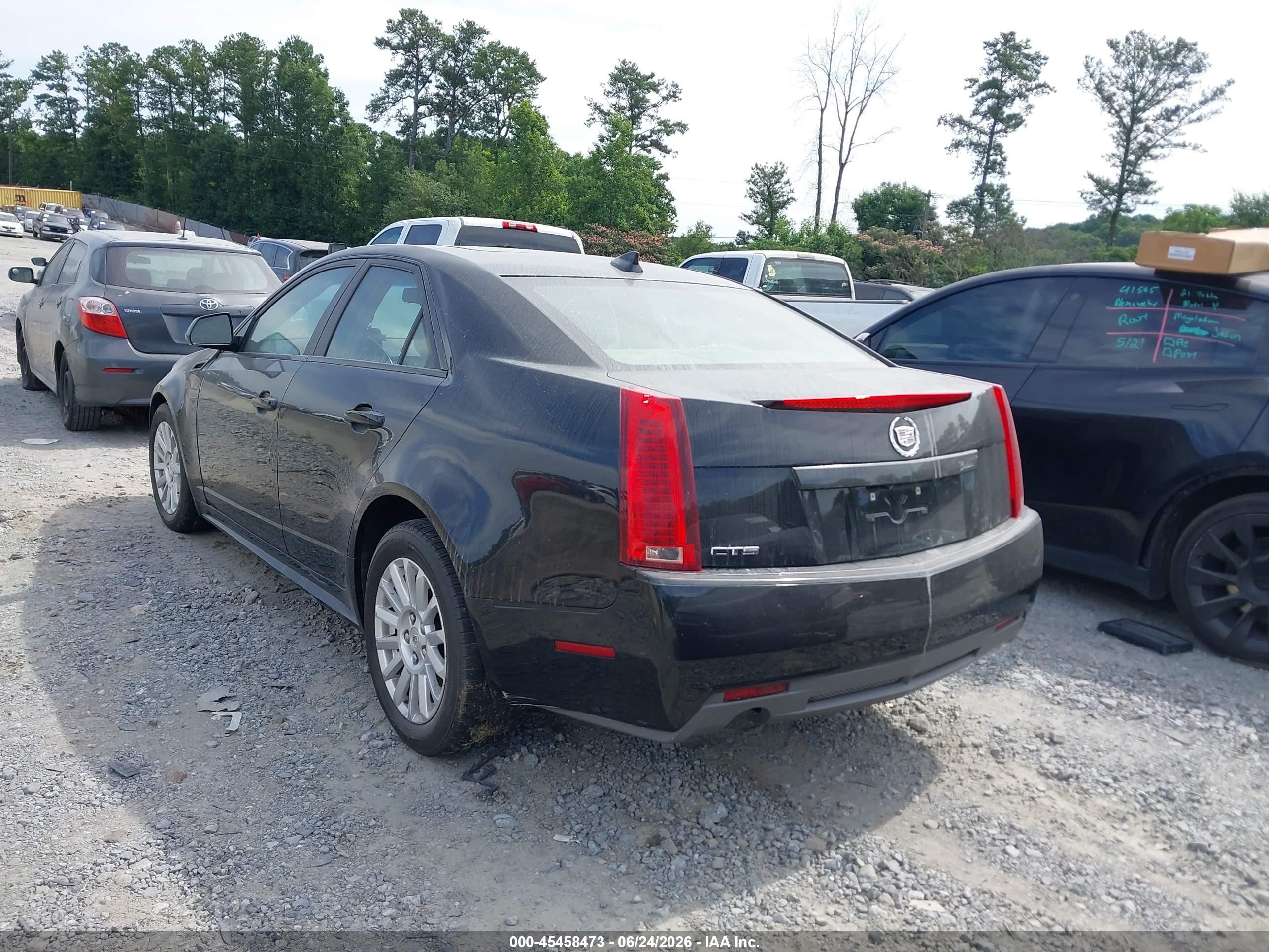 2011 Cadillac Cts Luxury Black vin: 1G6DE5EY3B0103031