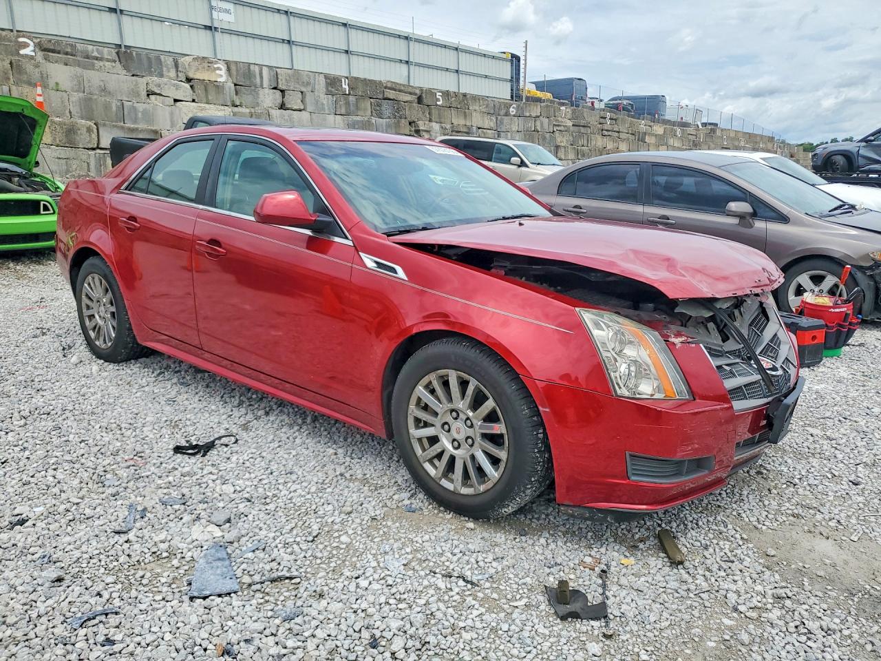 2011 Cadillac Cts Luxury Collection Red vin: 1G6DE5EY3B0115129