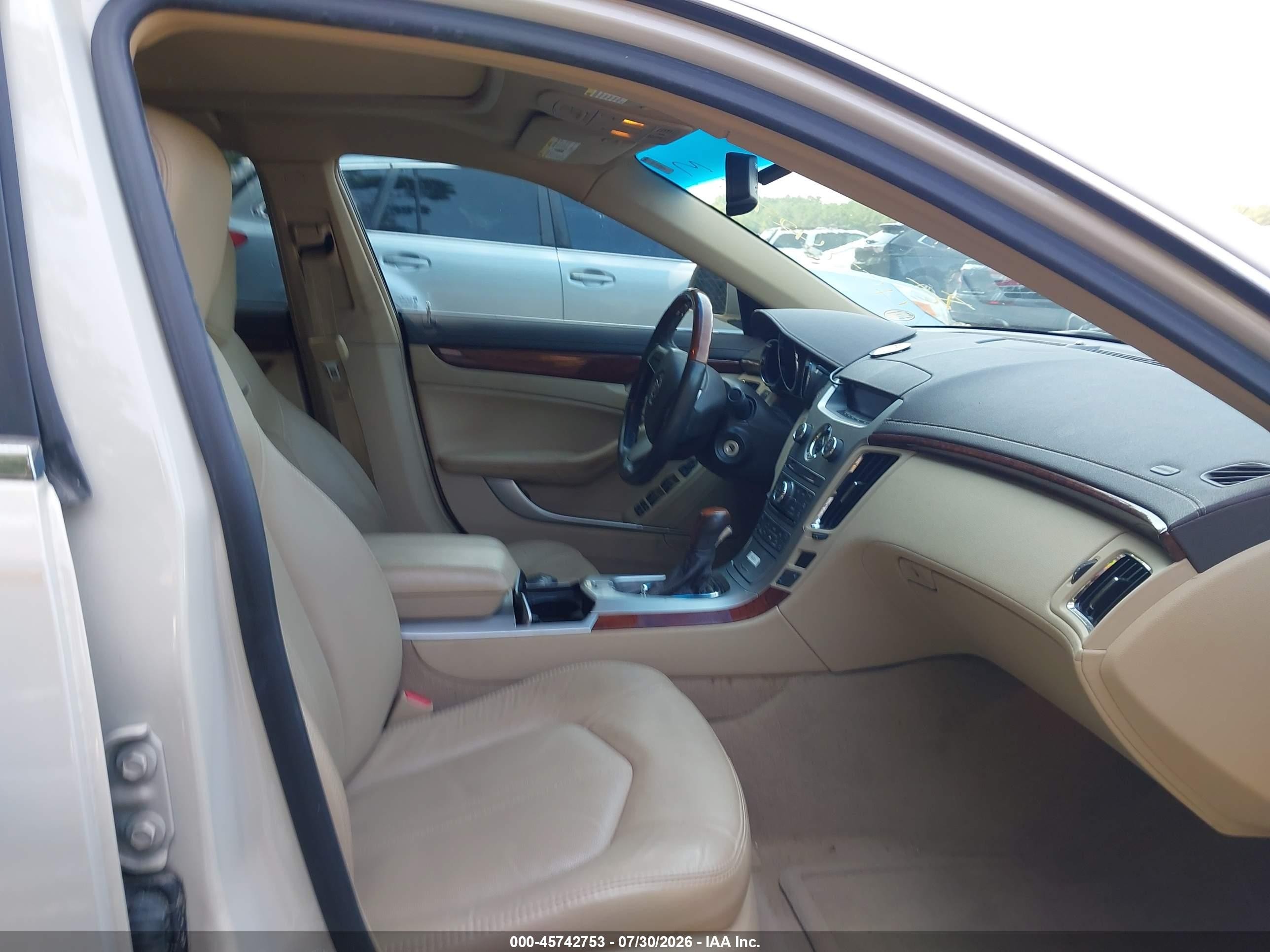 2011 Cadillac Cts Luxury Cream vin: 1G6DE5EY4B0105533
