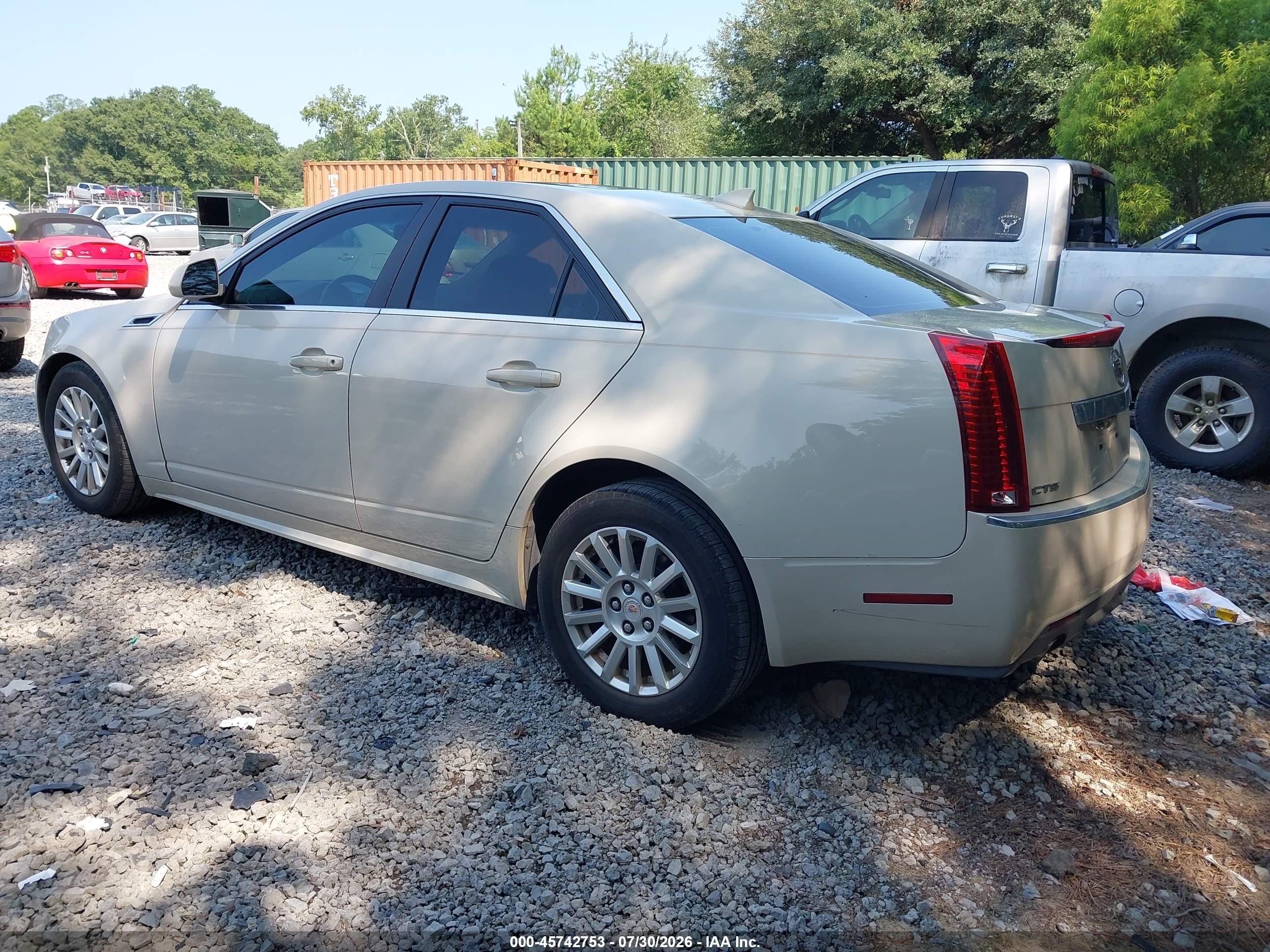 2011 Cadillac Cts Luxury Cream vin: 1G6DE5EY4B0105533