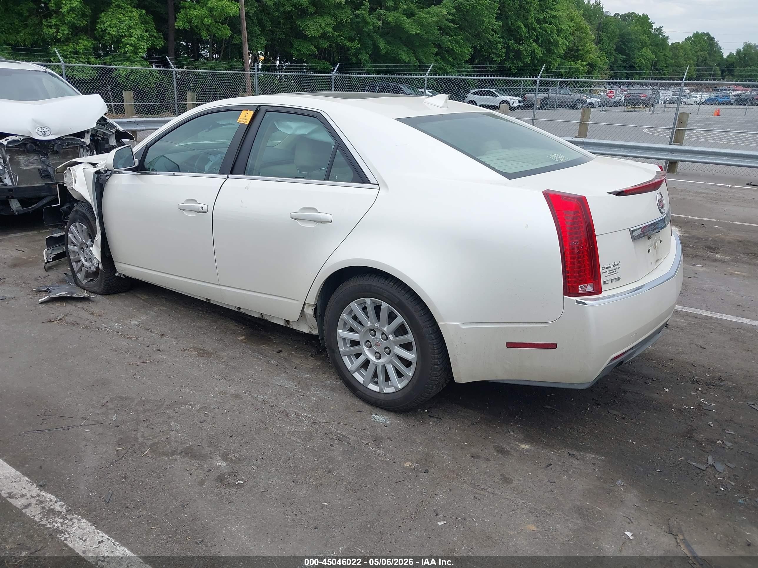 2011 Cadillac Cts Luxury White vin: 1G6DE5EY4B0107475