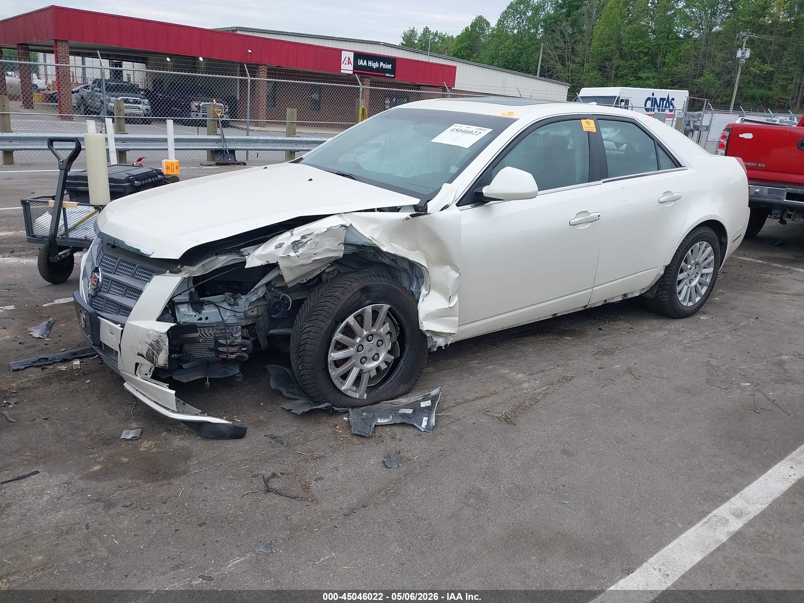 2011 Cadillac Cts Luxury White vin: 1G6DE5EY4B0107475