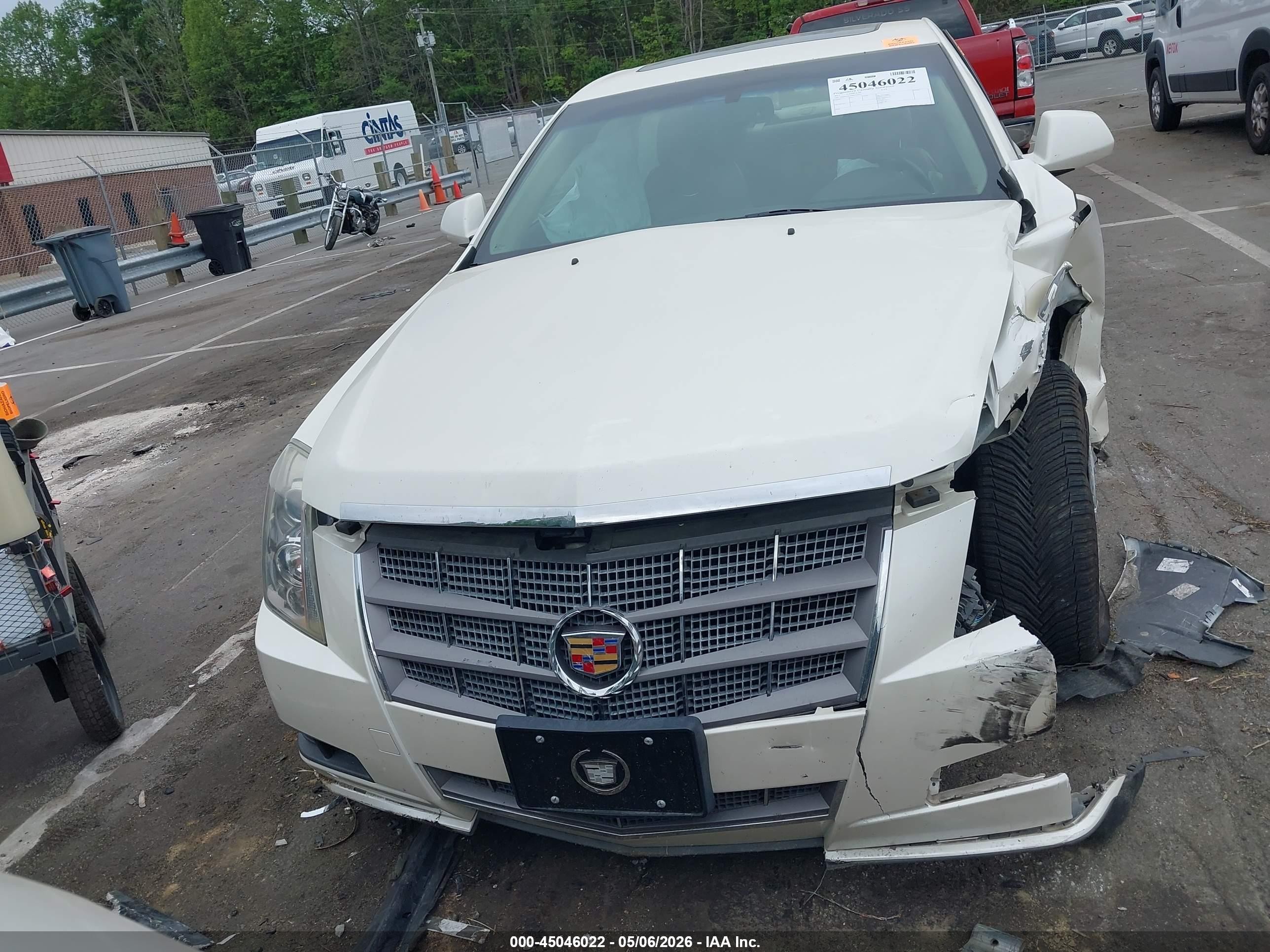 2011 Cadillac Cts Luxury White vin: 1G6DE5EY4B0107475