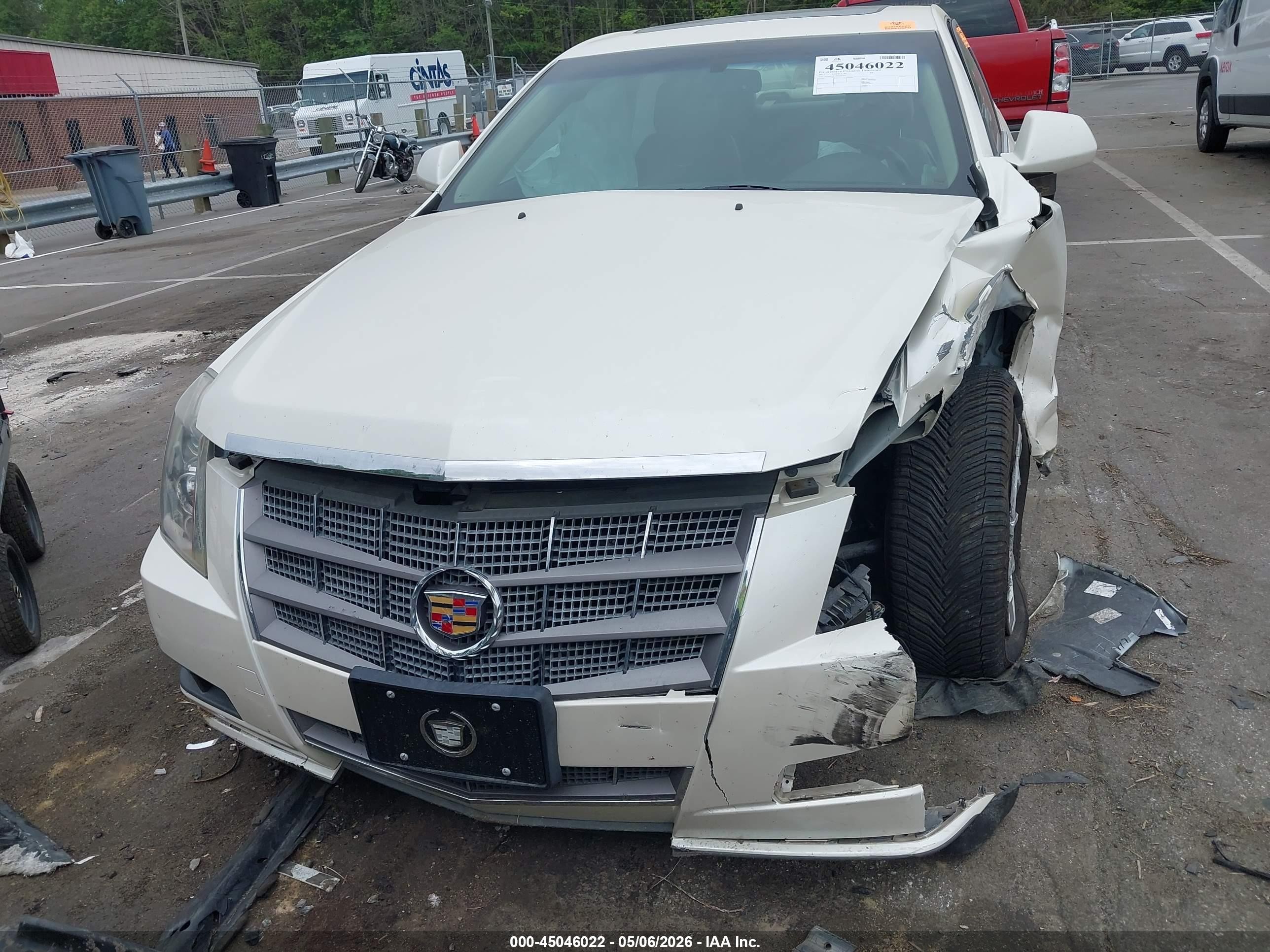 2011 Cadillac Cts Luxury White vin: 1G6DE5EY4B0107475