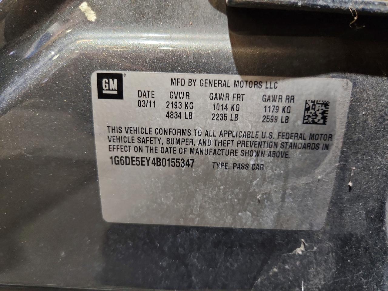2011 Cadillac Cts Luxury Collection Gray vin: 1G6DE5EY4B0155347