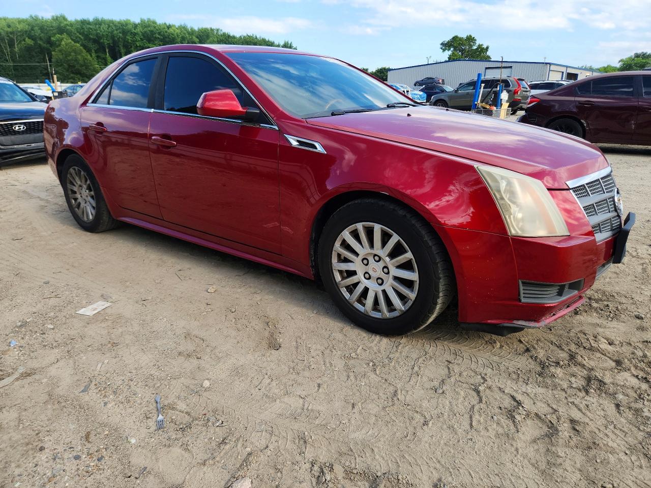 2011 Cadillac Cts Luxury Collection Красный vin: 1G6DE5EY5B0149377