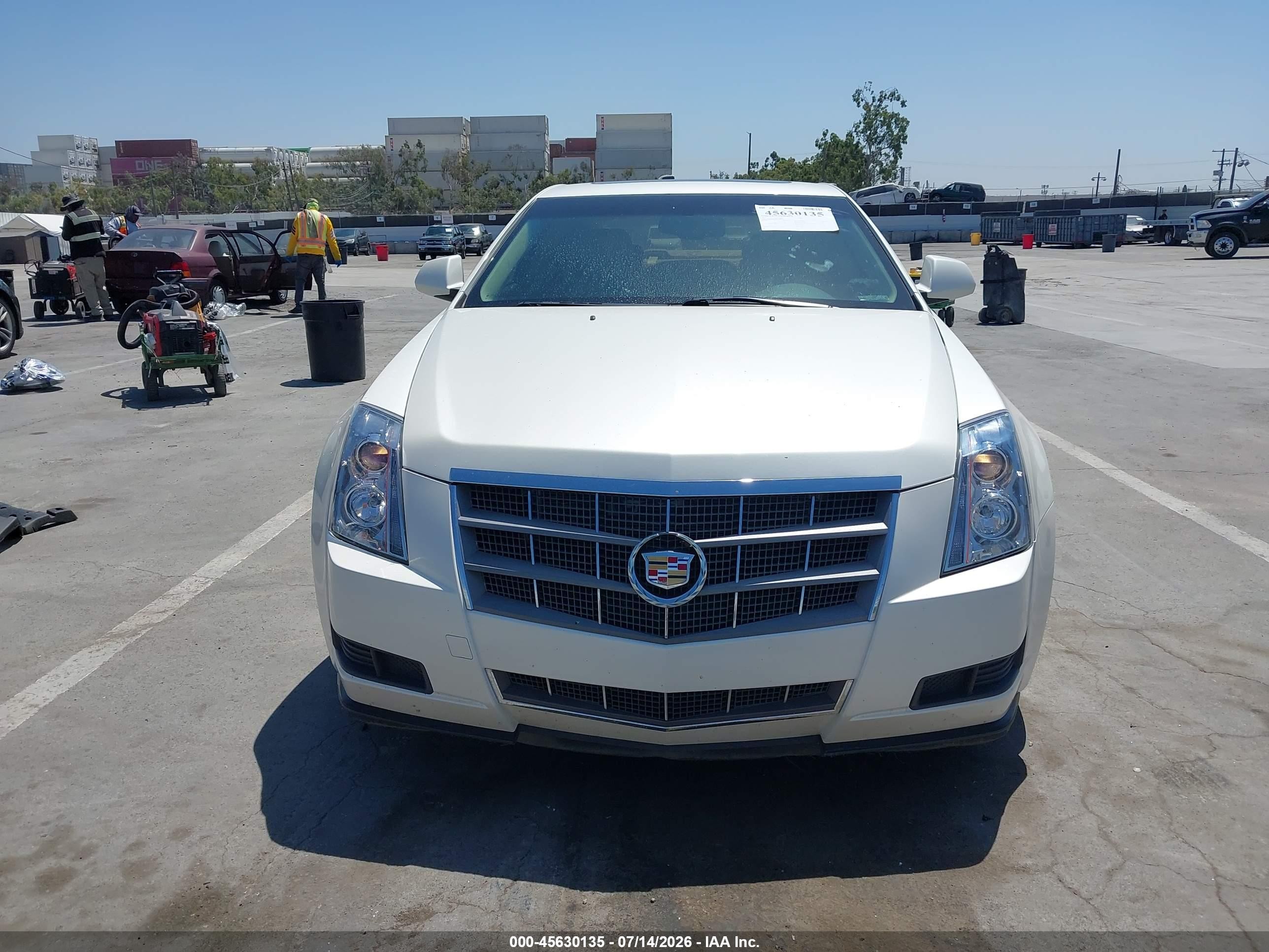 2011 Cadillac Cts Luxury White vin: 1G6DE5EY6B0108613