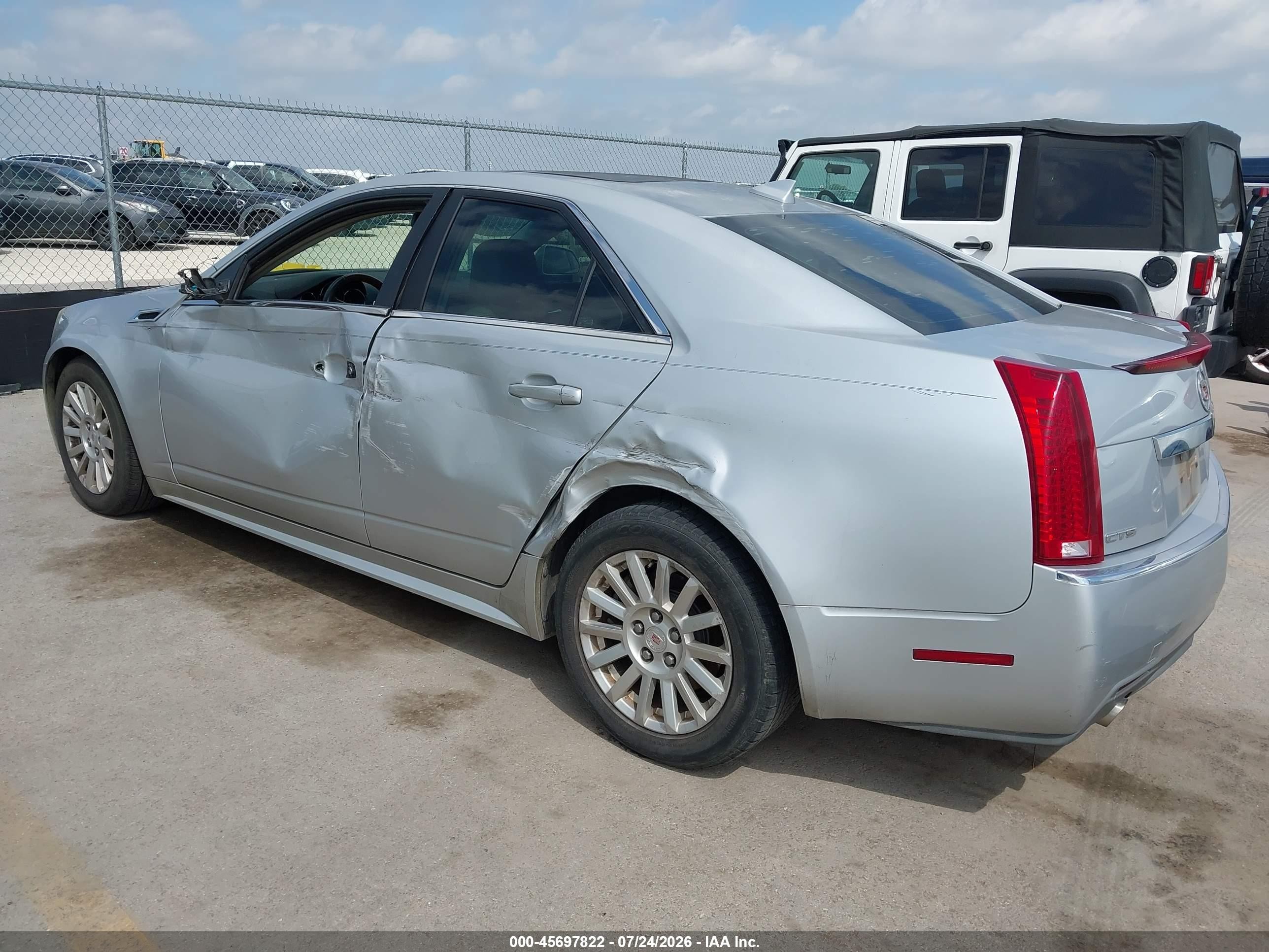 2011 Cadillac Cts Luxury Silver vin: 1G6DE5EY7B0101833