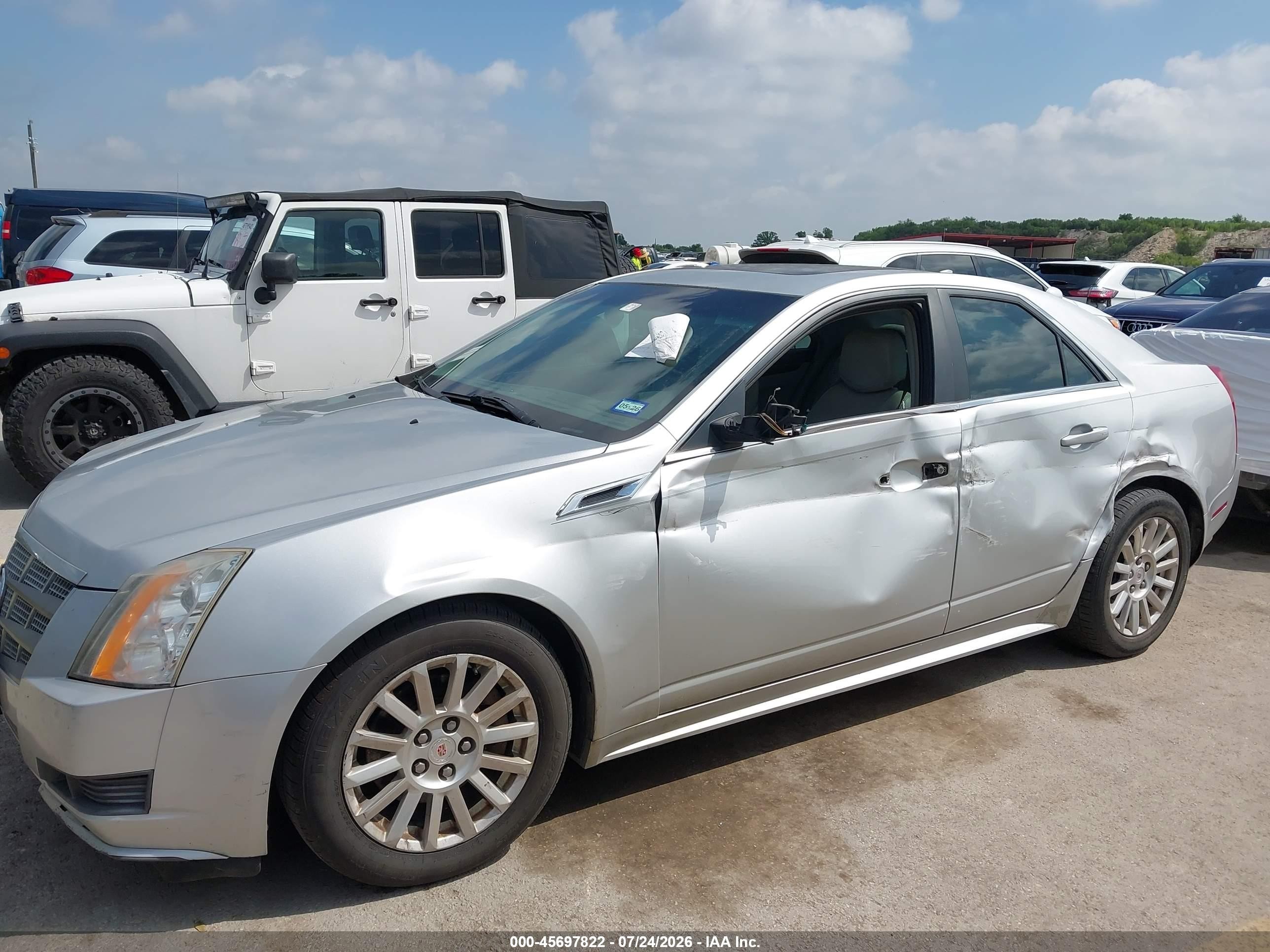 2011 Cadillac Cts Luxury Silver vin: 1G6DE5EY7B0101833