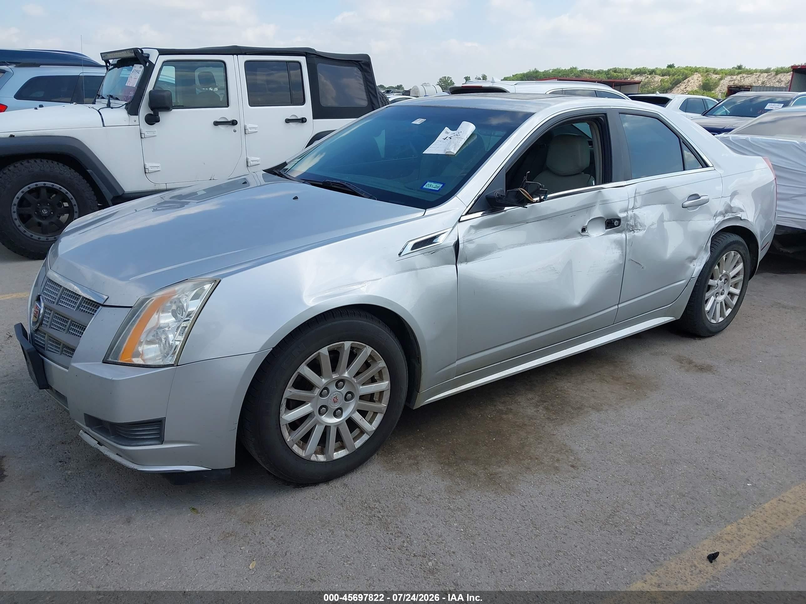 2011 Cadillac Cts Luxury Silver vin: 1G6DE5EY7B0101833