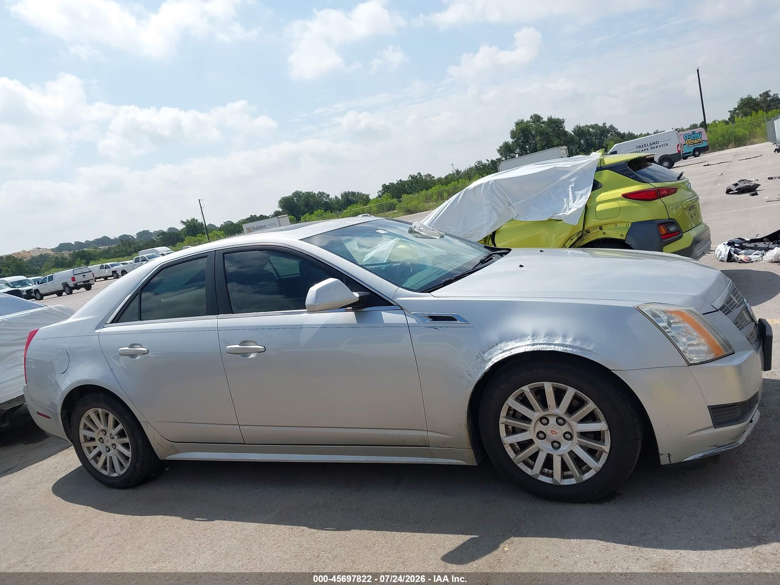2011 Cadillac Cts Luxury Silver vin: 1G6DE5EY7B0101833