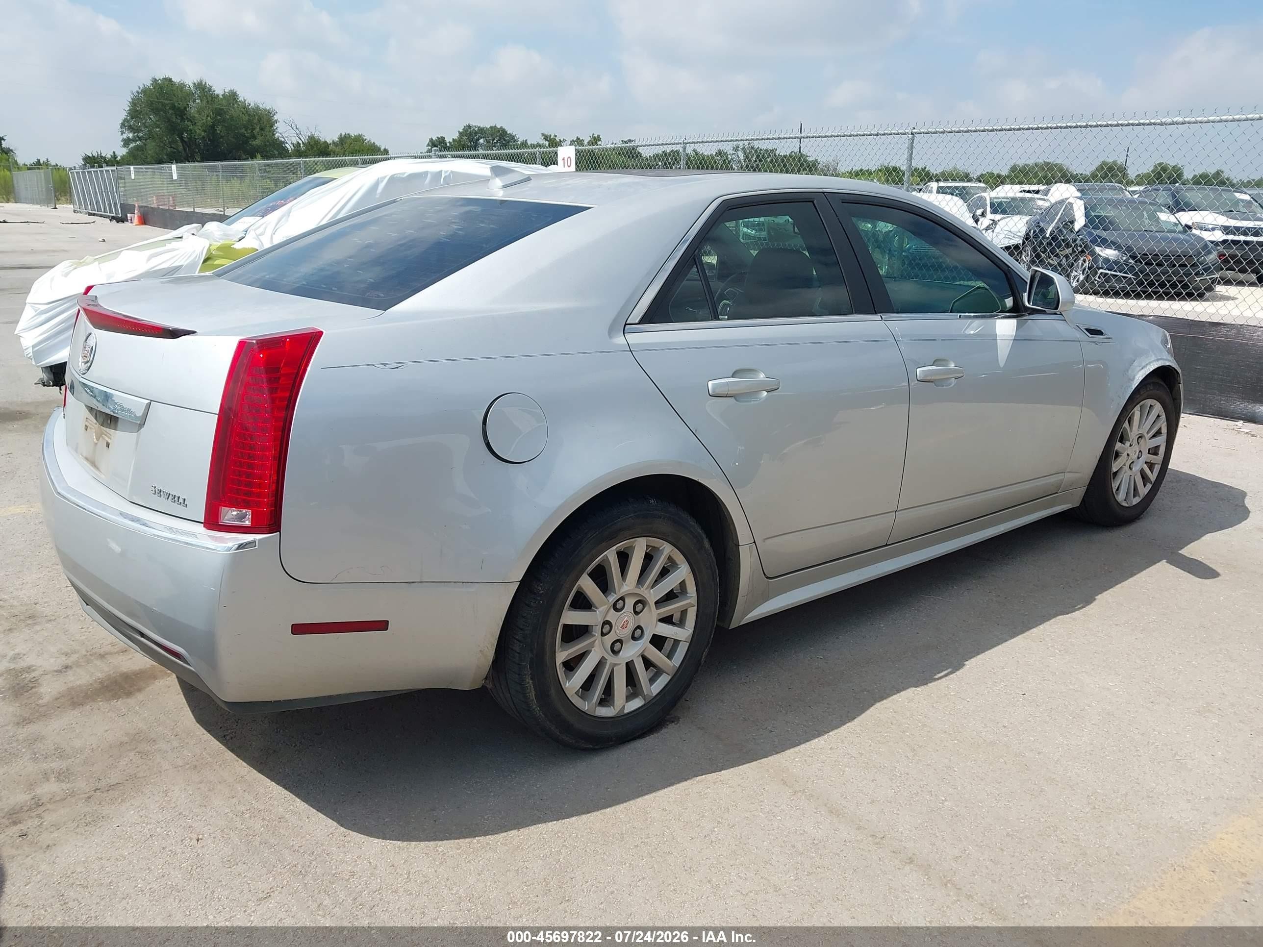 2011 Cadillac Cts Luxury Silver vin: 1G6DE5EY7B0101833