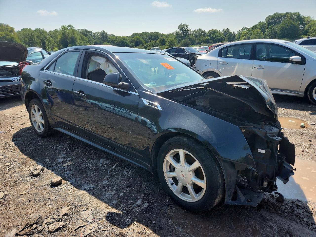 2011 Cadillac Cts Black vin: 1G6DE5EY8B0104966