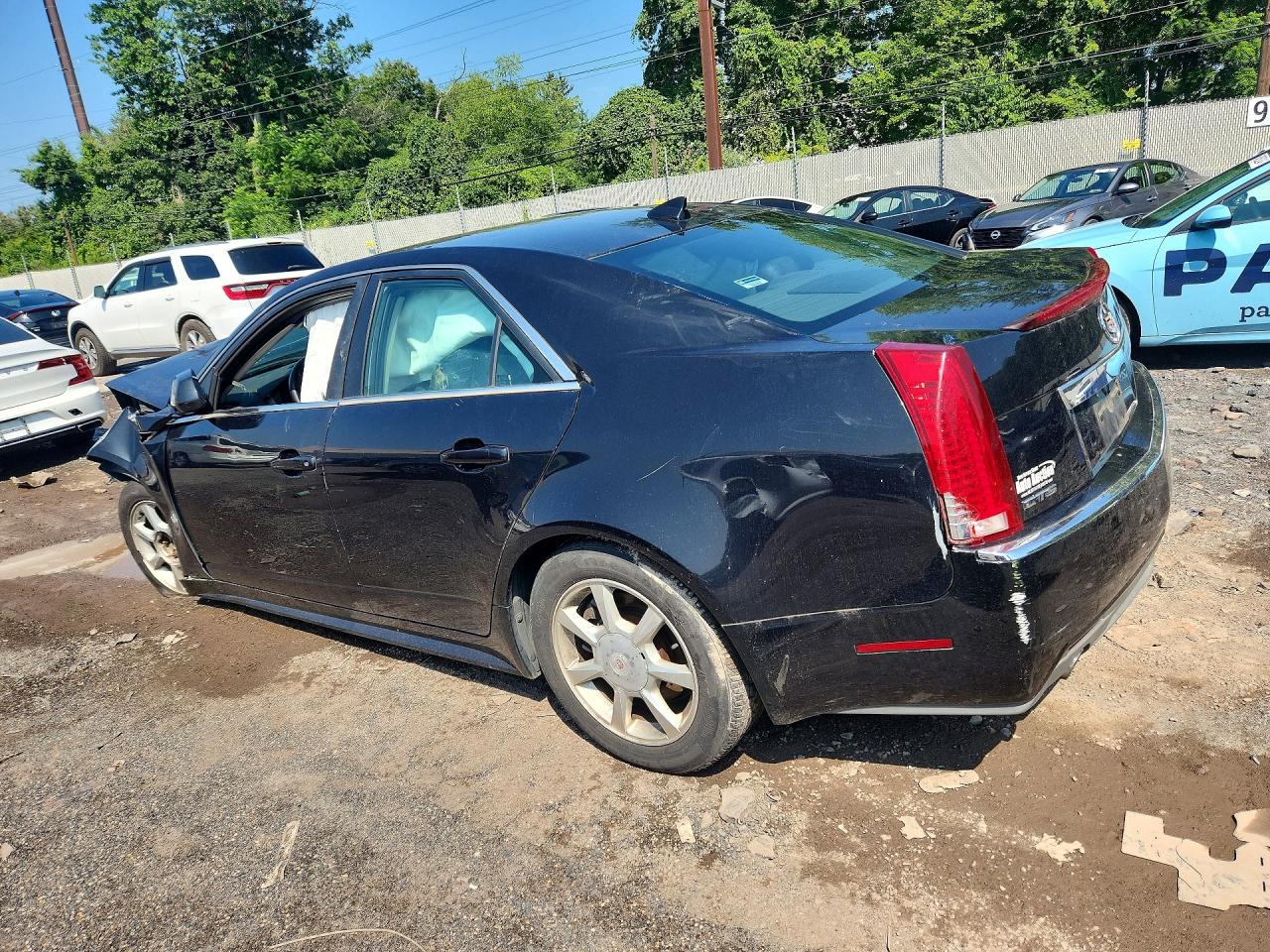 2011 Cadillac Cts Black vin: 1G6DE5EY8B0104966