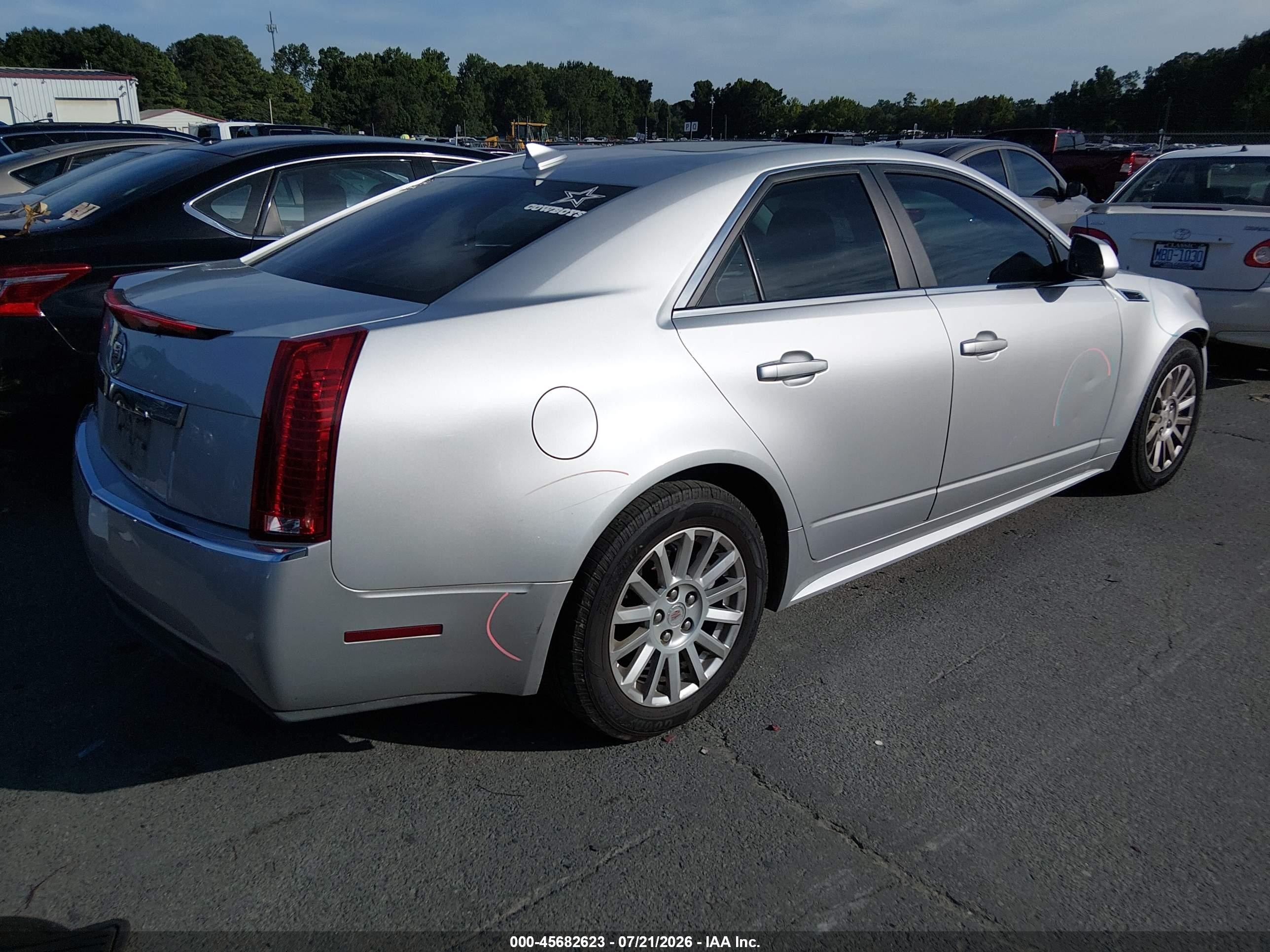 2011 Cadillac Cts Luxury Silver vin: 1G6DE5EY8B0168716