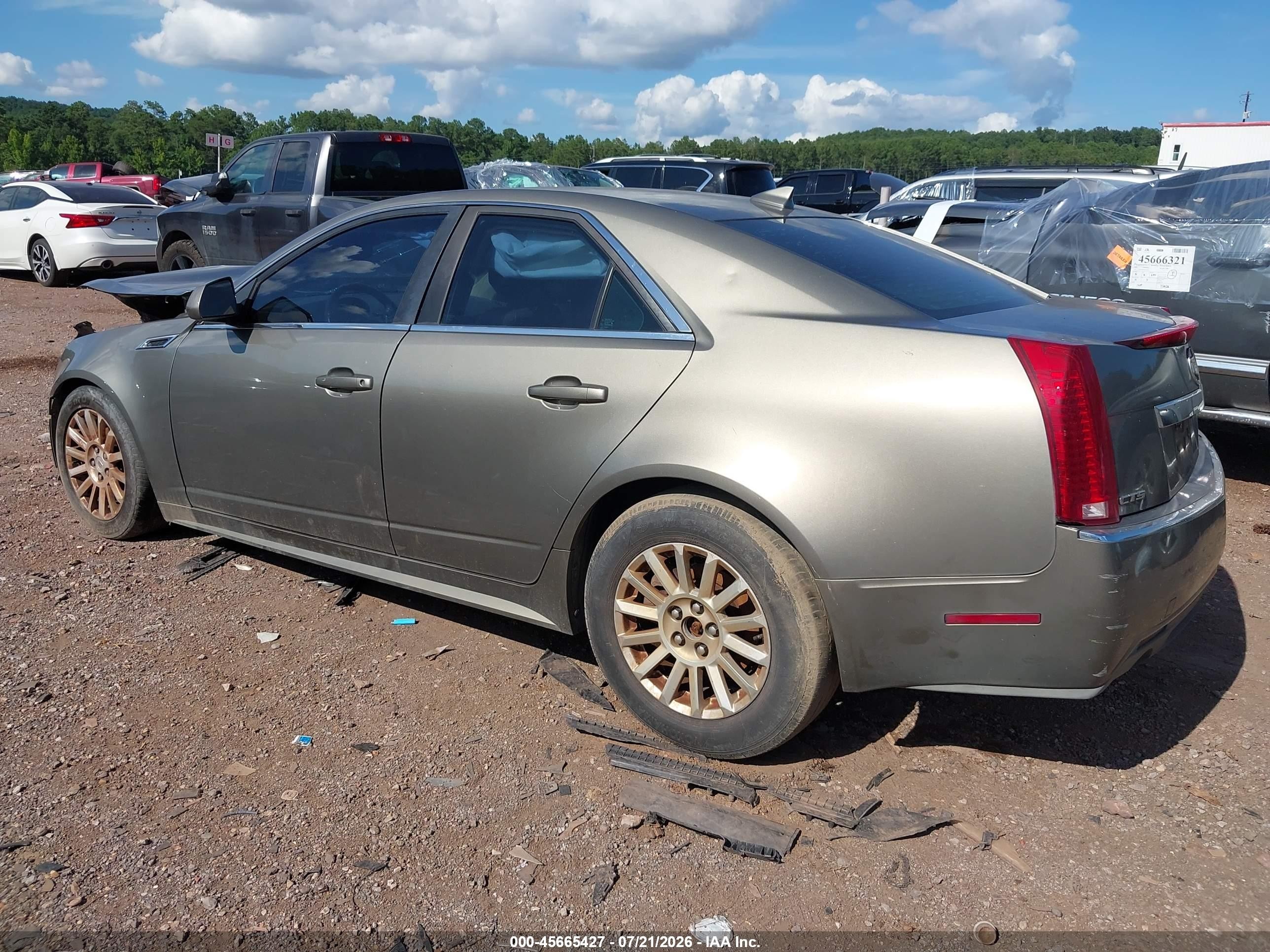 2011 Cadillac Cts Luxury Gold vin: 1G6DE5EY9B0137345