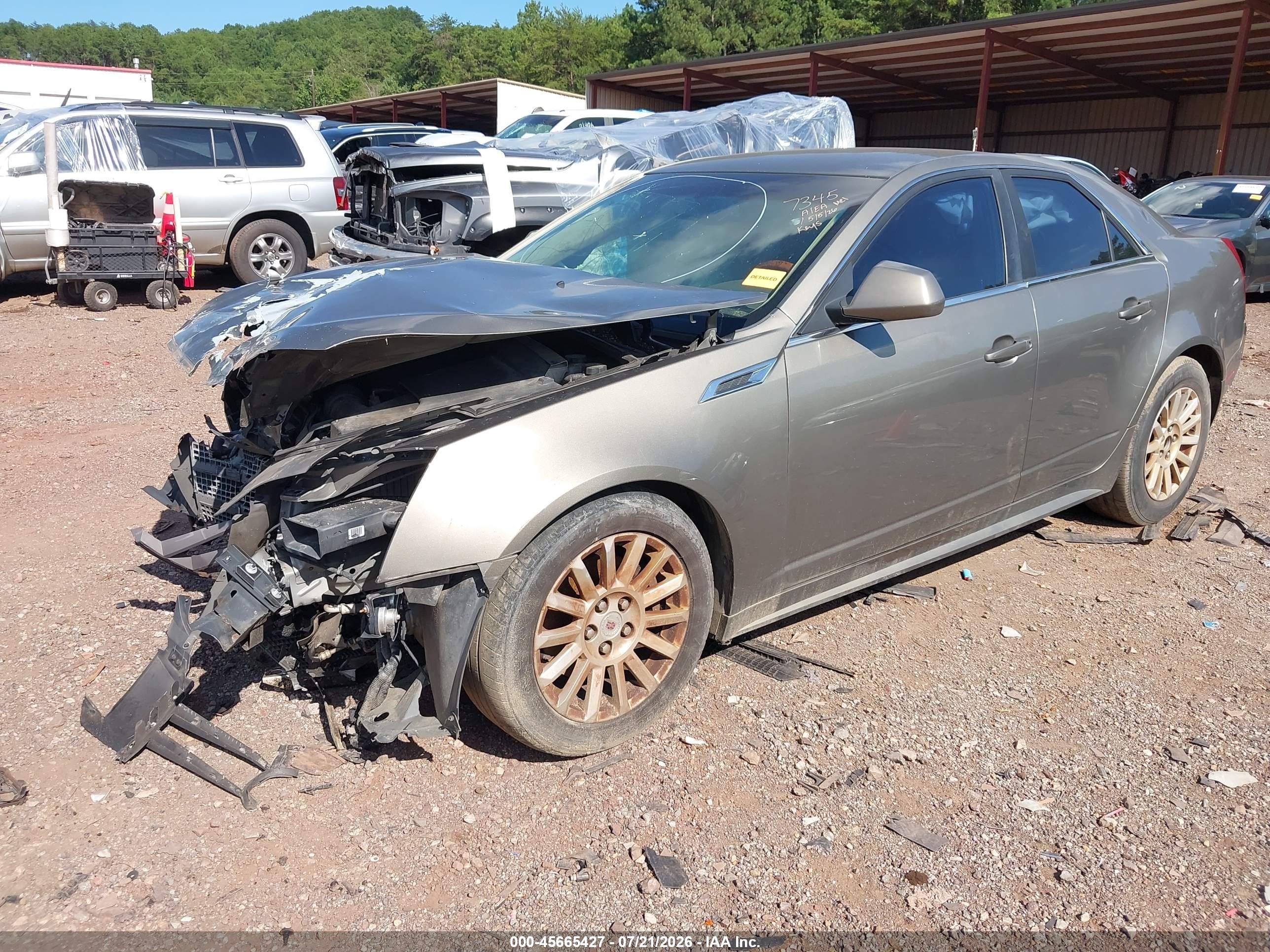 2011 Cadillac Cts Luxury Gold vin: 1G6DE5EY9B0137345
