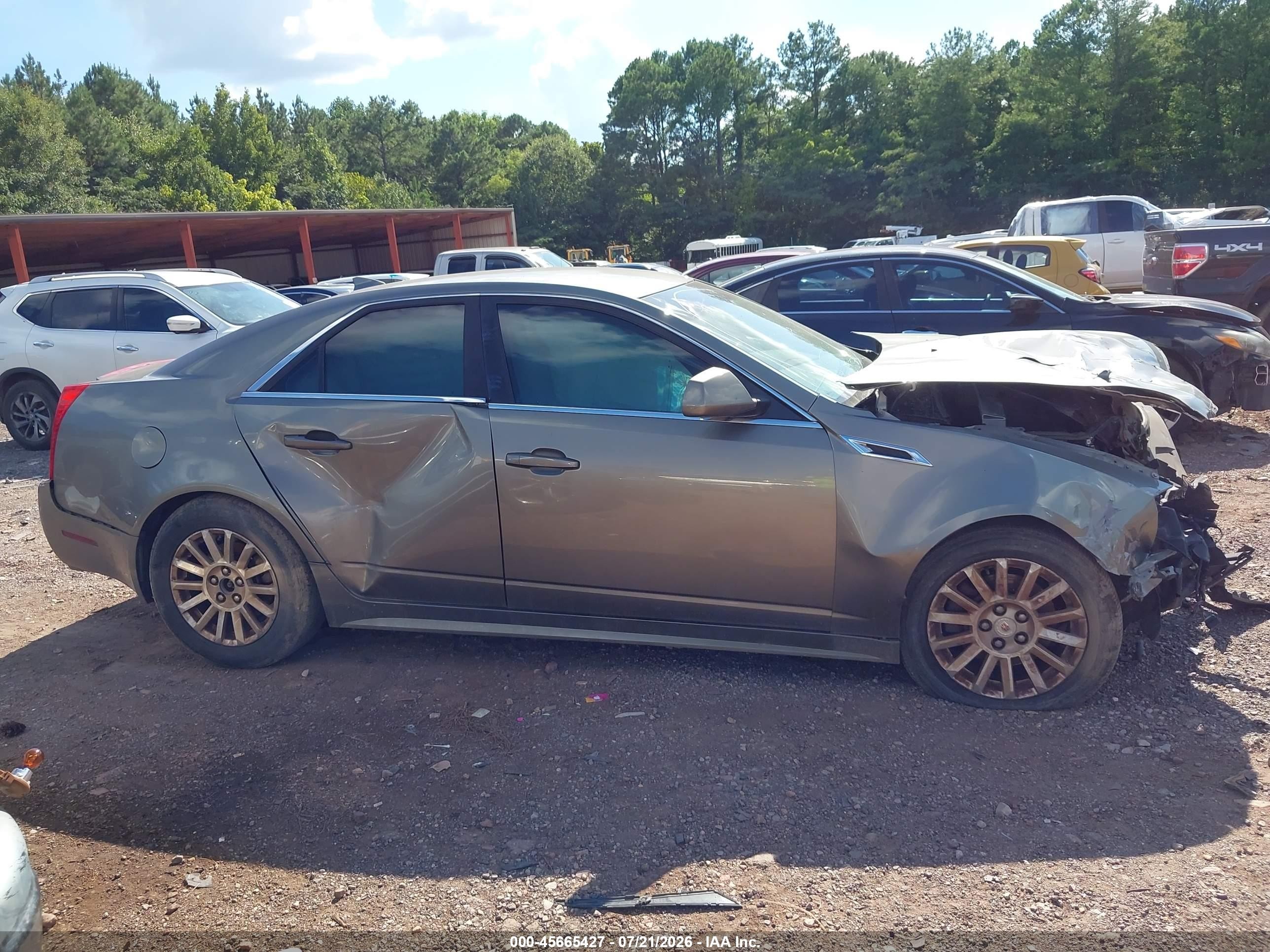 2011 Cadillac Cts Luxury Gold vin: 1G6DE5EY9B0137345
