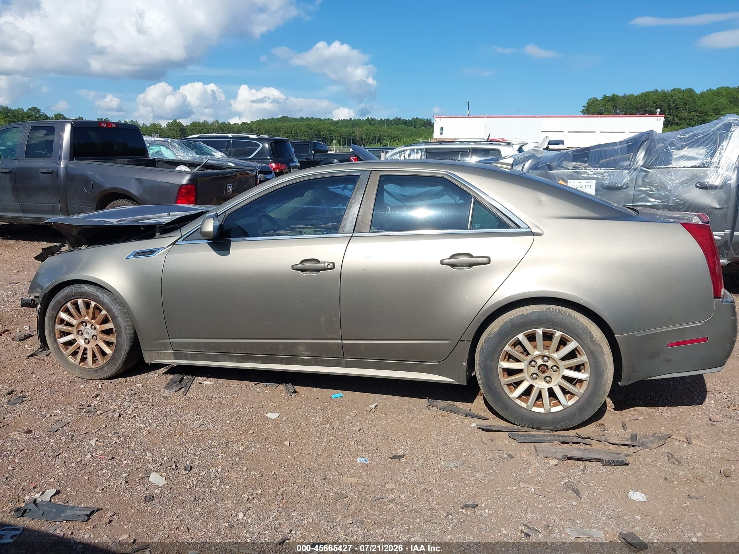 2011 Cadillac Cts Luxury Gold vin: 1G6DE5EY9B0137345