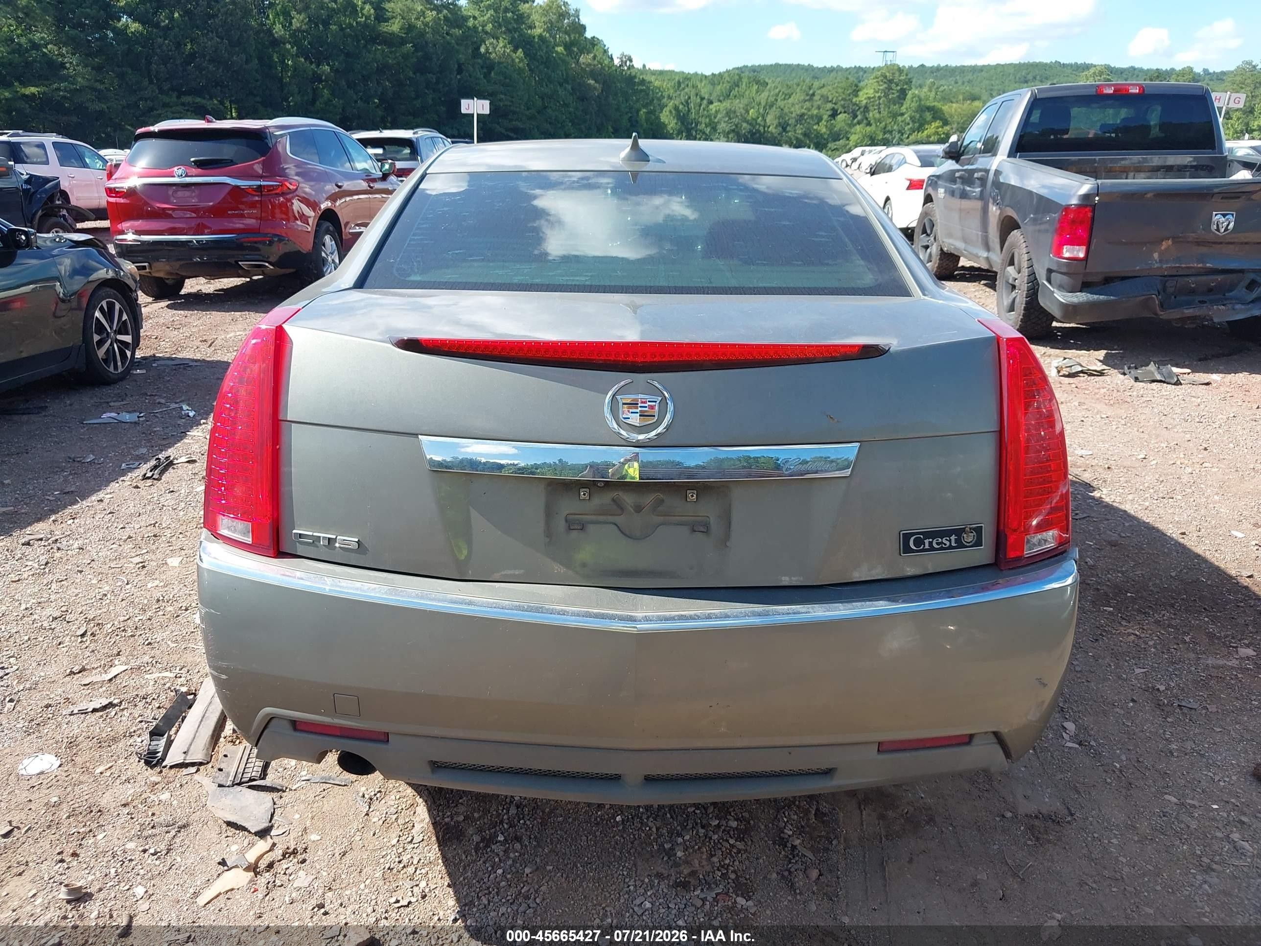 2011 Cadillac Cts Luxury Gold vin: 1G6DE5EY9B0137345