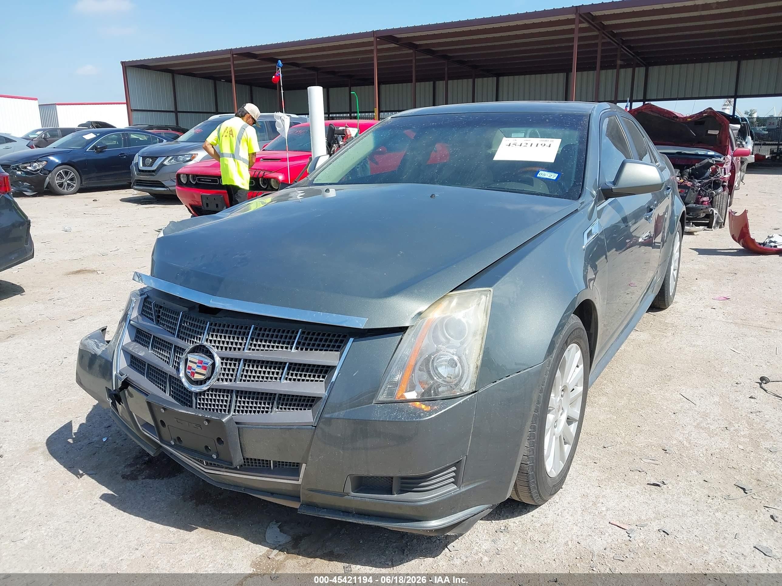 2011 Cadillac Cts Luxury Gray vin: 1G6DE5EY9B0163279